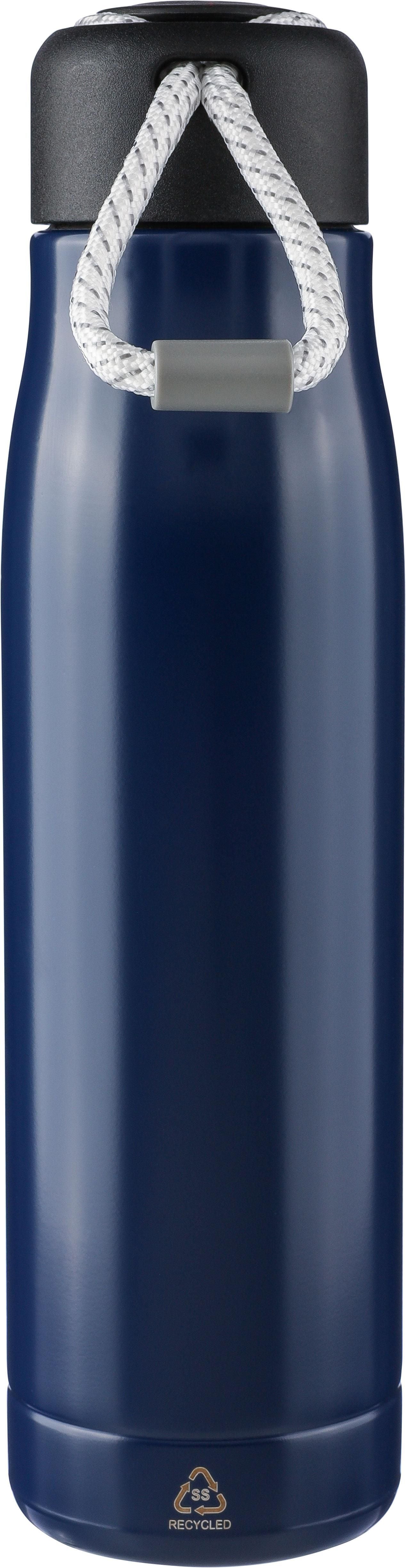 Doppelwandige Trinkflasche aus recyceltem Edelstahl (500 ml) Solene