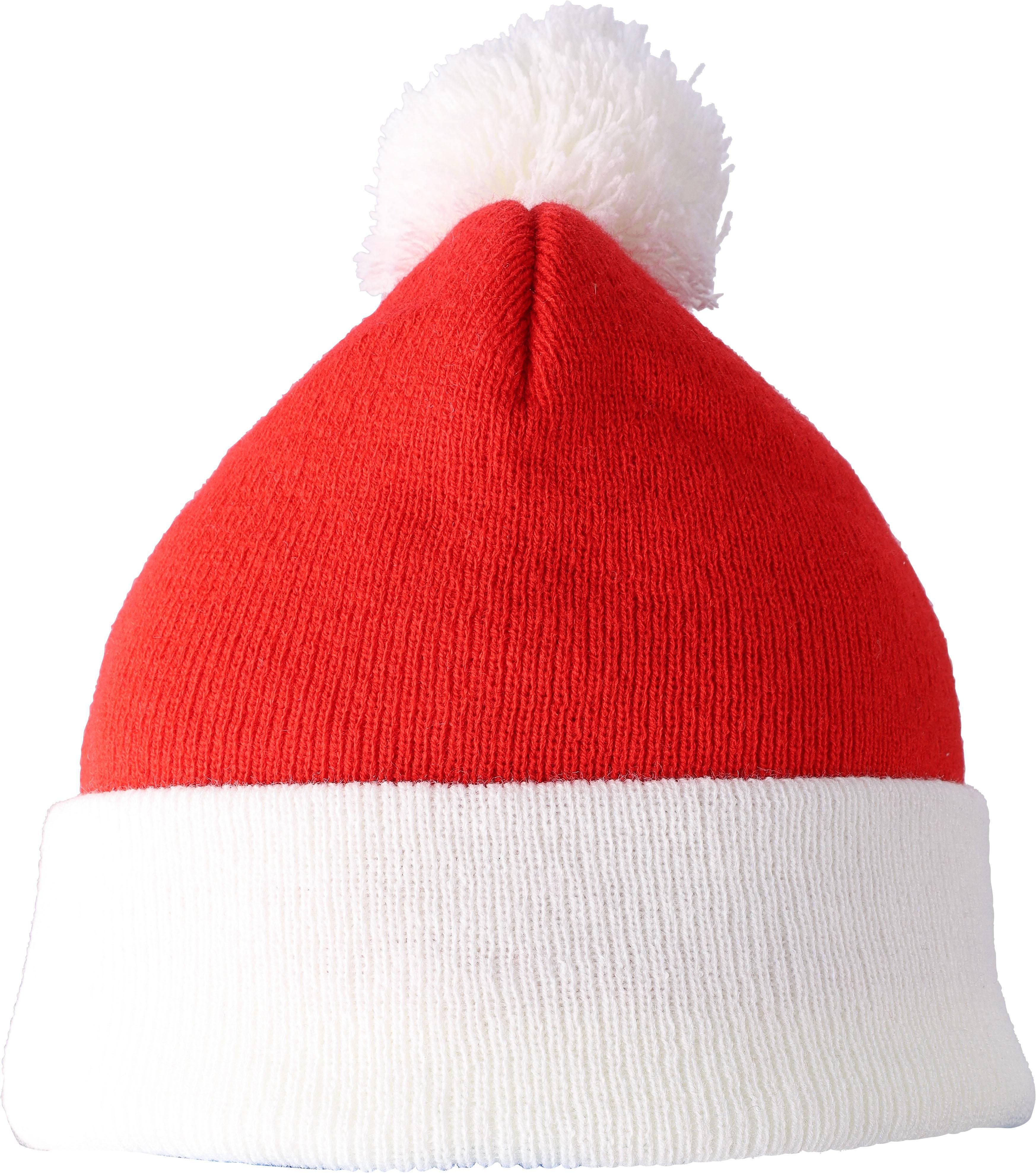 Acrylgestrickte Weihnachtsmütze Eleni