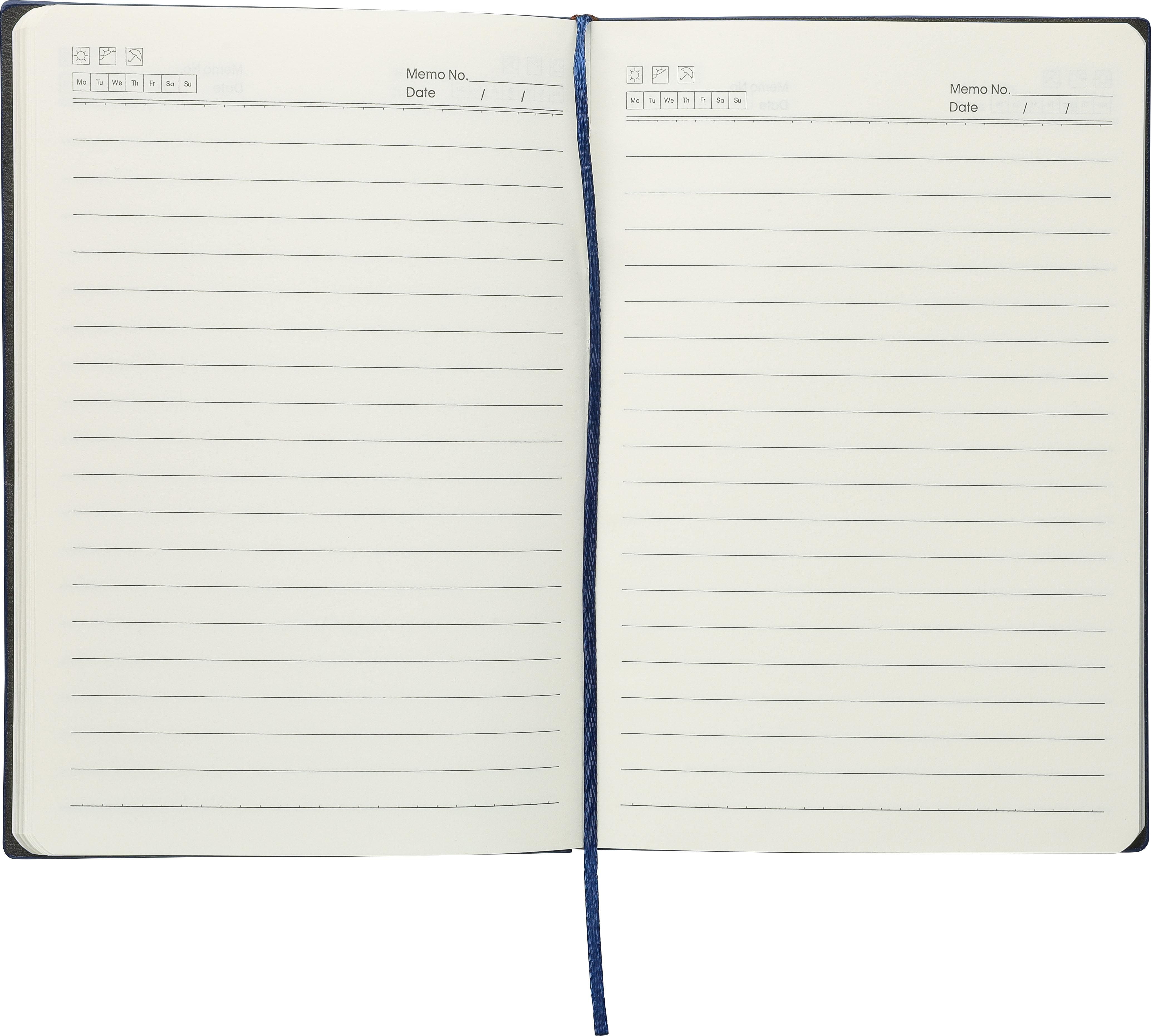 Recyceltes PU-Notizbuch (A5) Elian Original