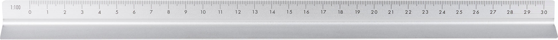 Aluminium-Dreiecklineal 30 cm Tavi