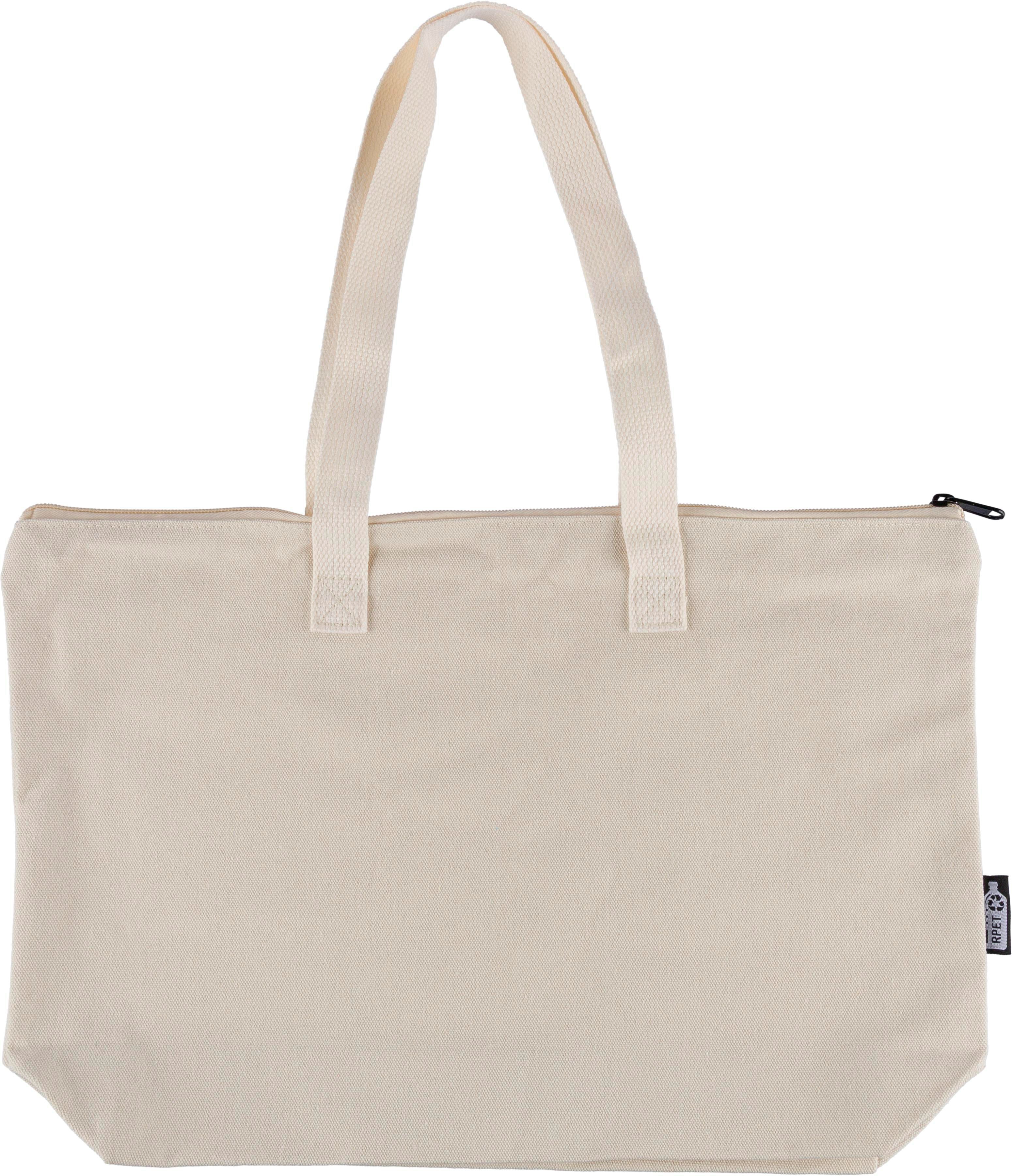 Tragetasche aus recyceltem Polycotton (330 g/m2) Malina