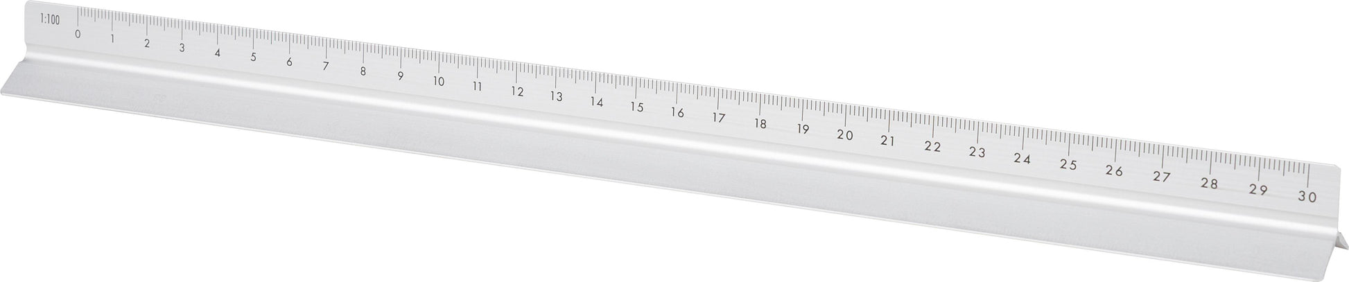 Aluminium-Dreiecklineal 30 cm Tavi