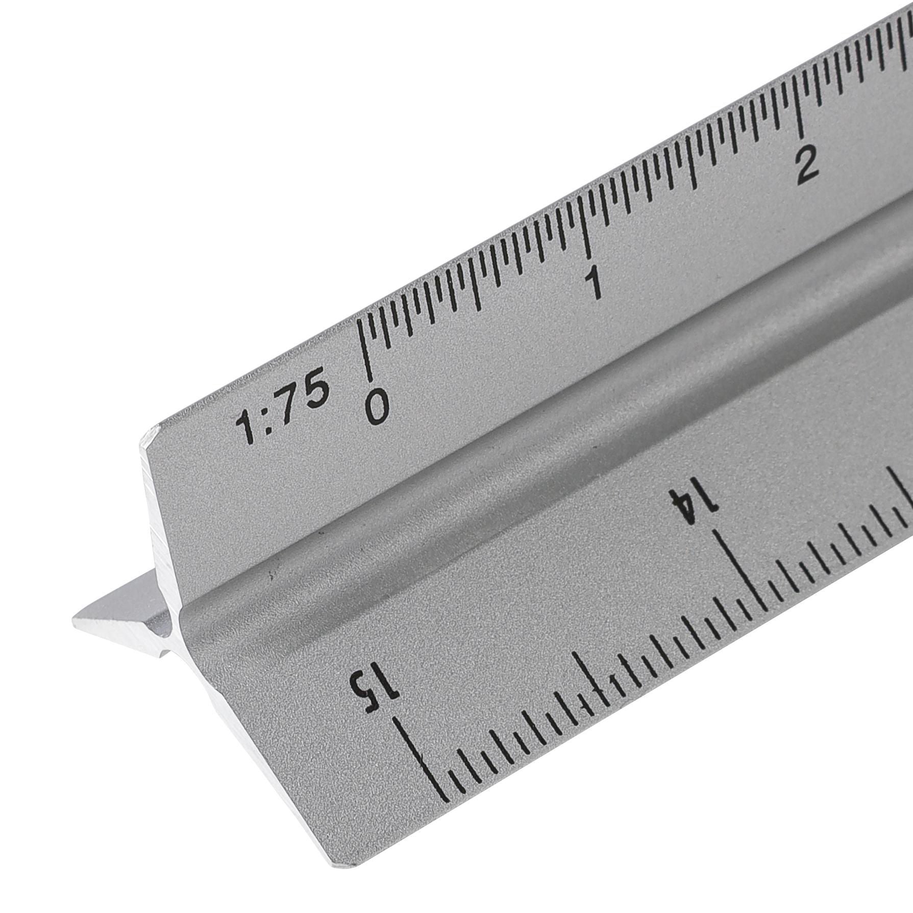 Aluminium-Dreiecklineal 30 cm Tavi