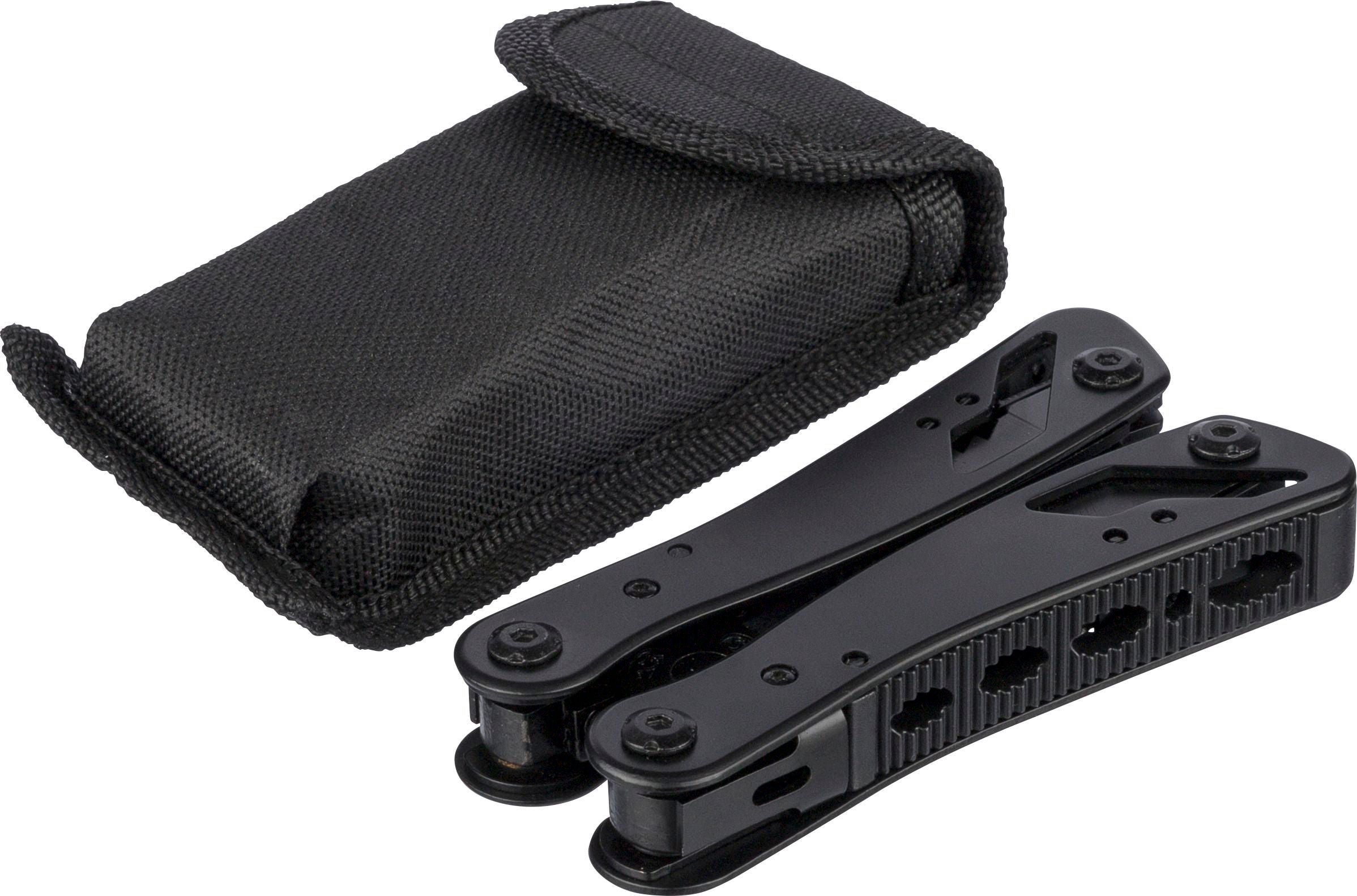 Schwarzes Aluminium-Multitool Ariane