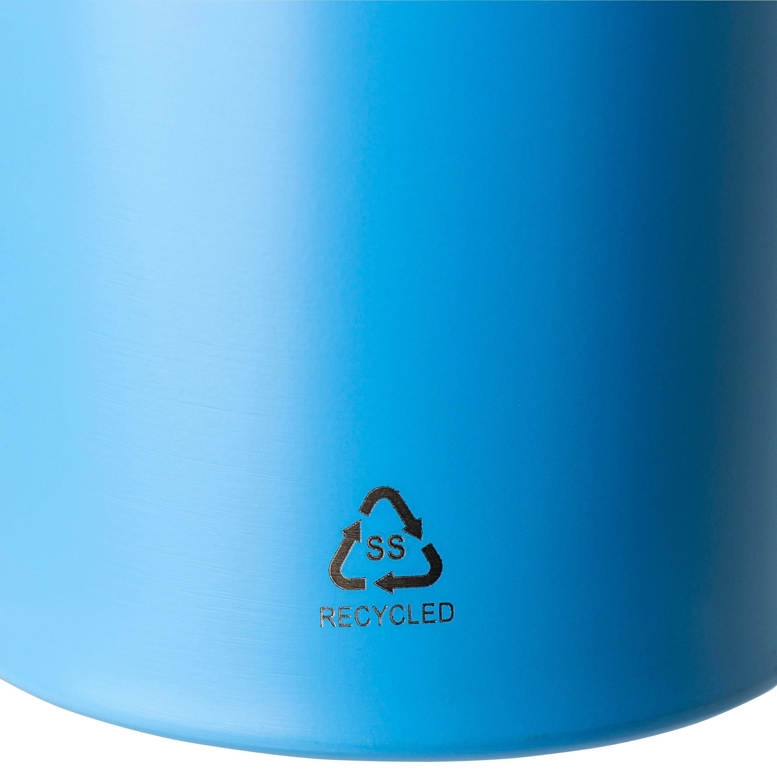 Recycelte Edelstahl-Trinkflasche (500 ml) Zeno