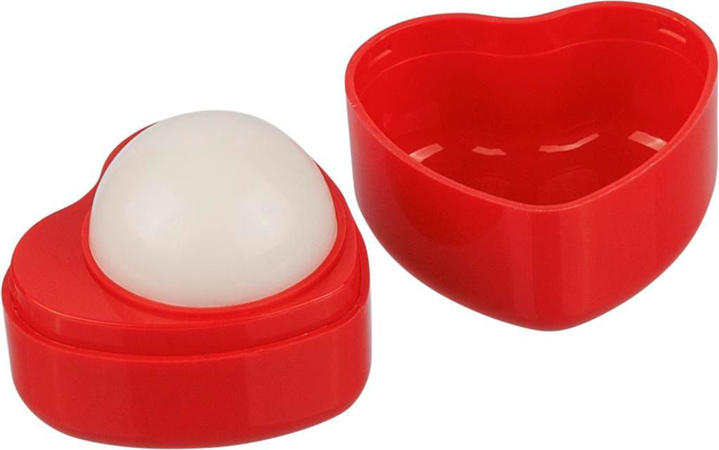 PP-Lippenbalsam-Dose in Herzform Ilja