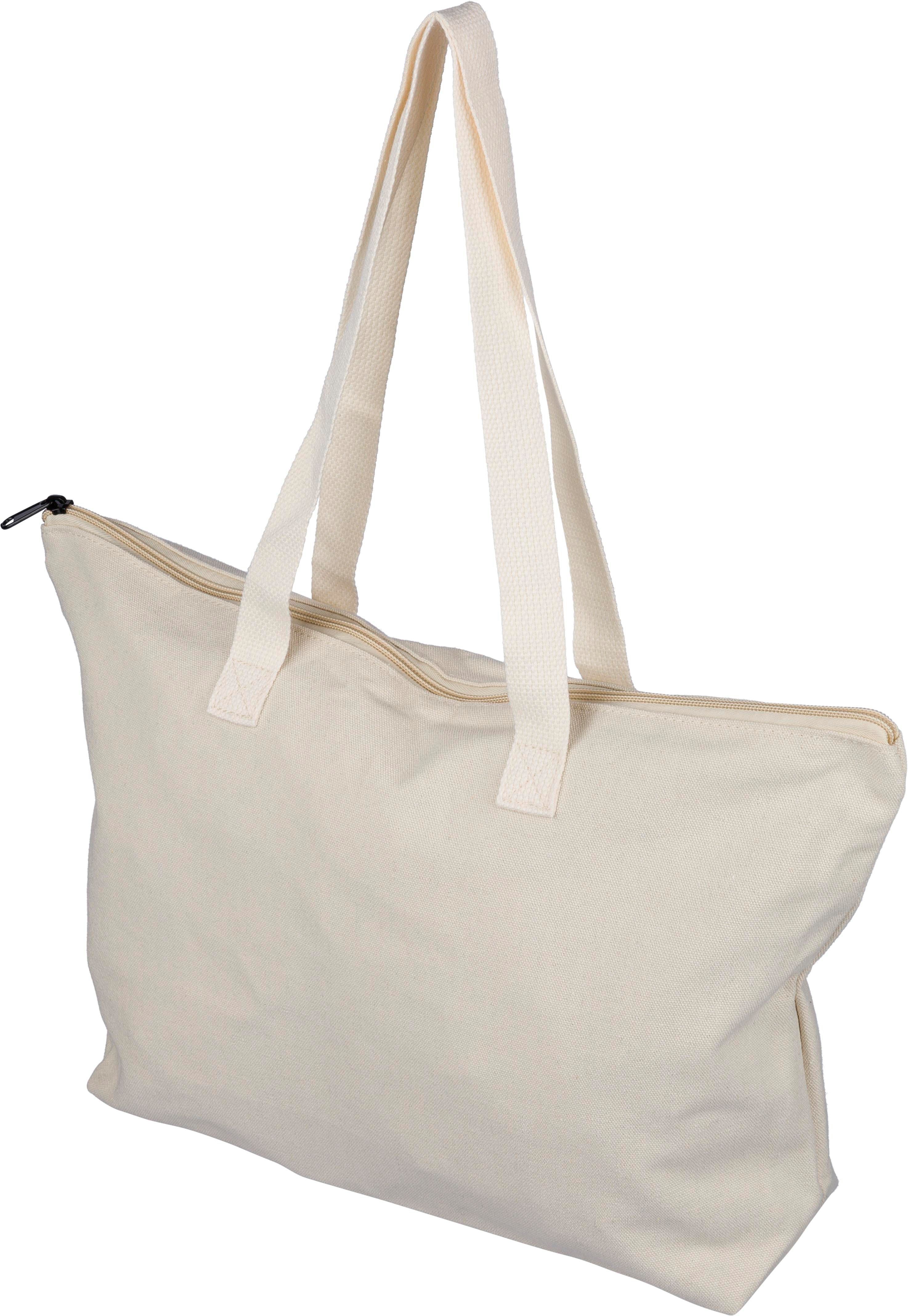Tragetasche aus recyceltem Polycotton (330 g/m2) Malina
