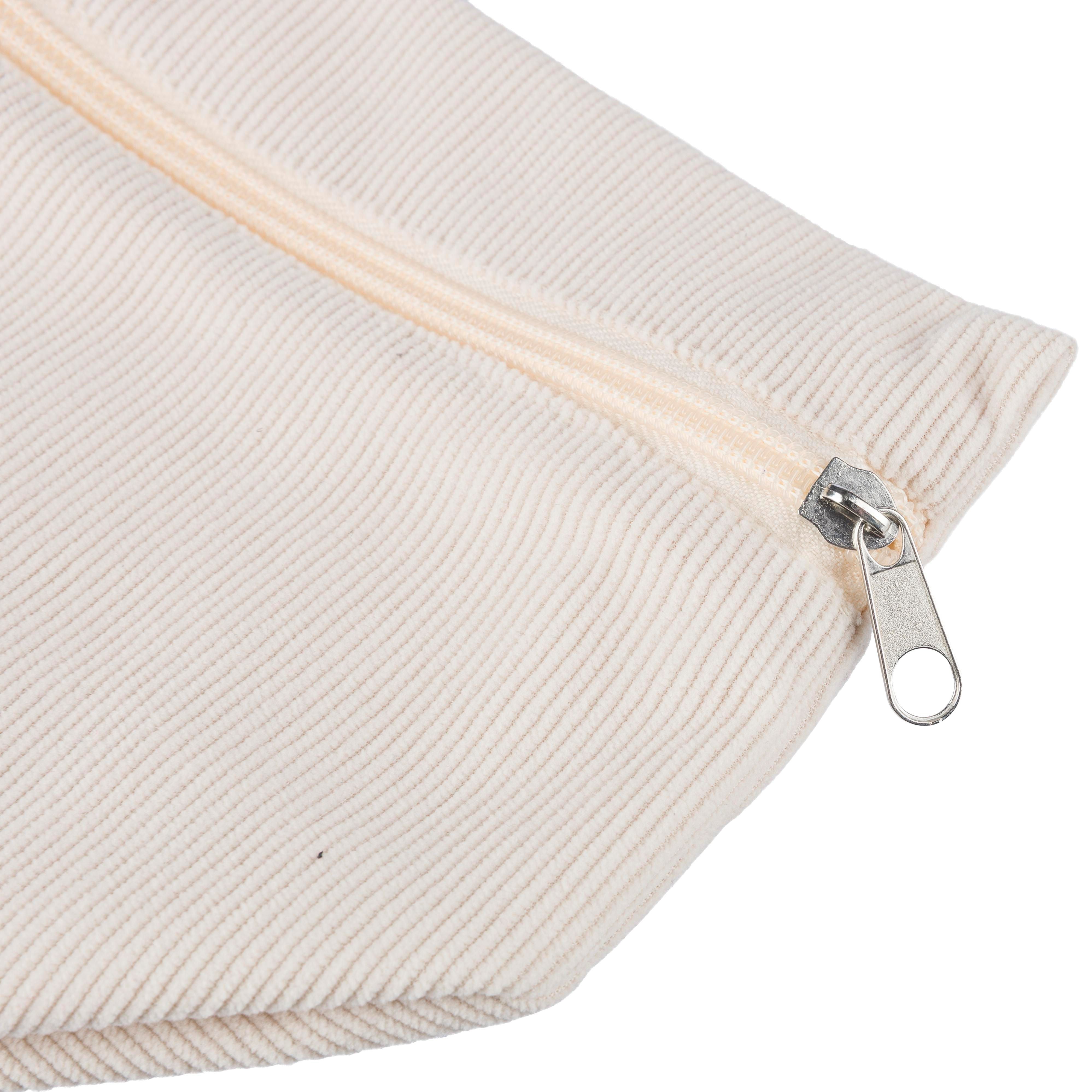 Kosmetiktasche aus Cord mit Reißverschluss Tia