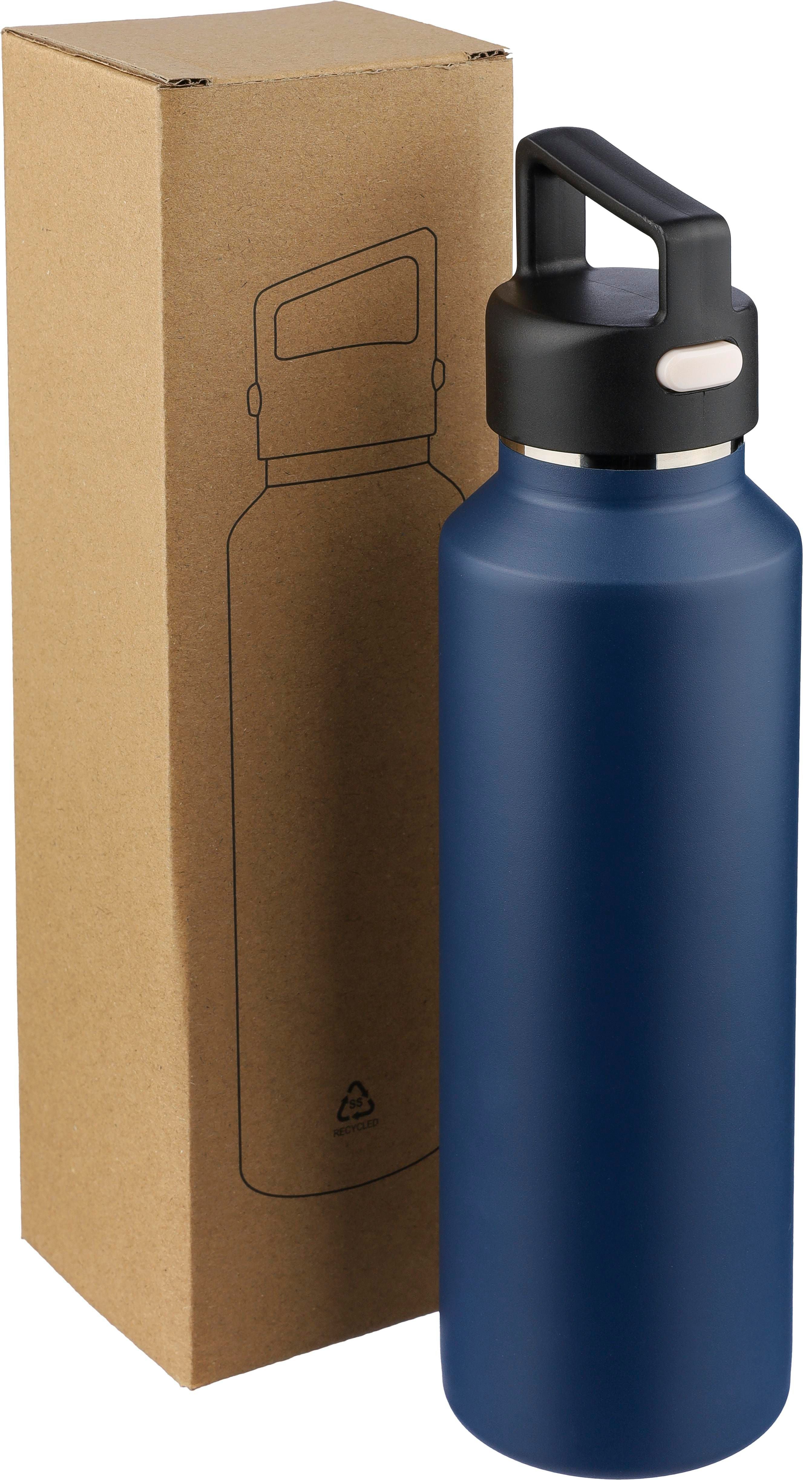 Recycelte doppelwandige Flasche aus Edelstahl 600 ml Mace