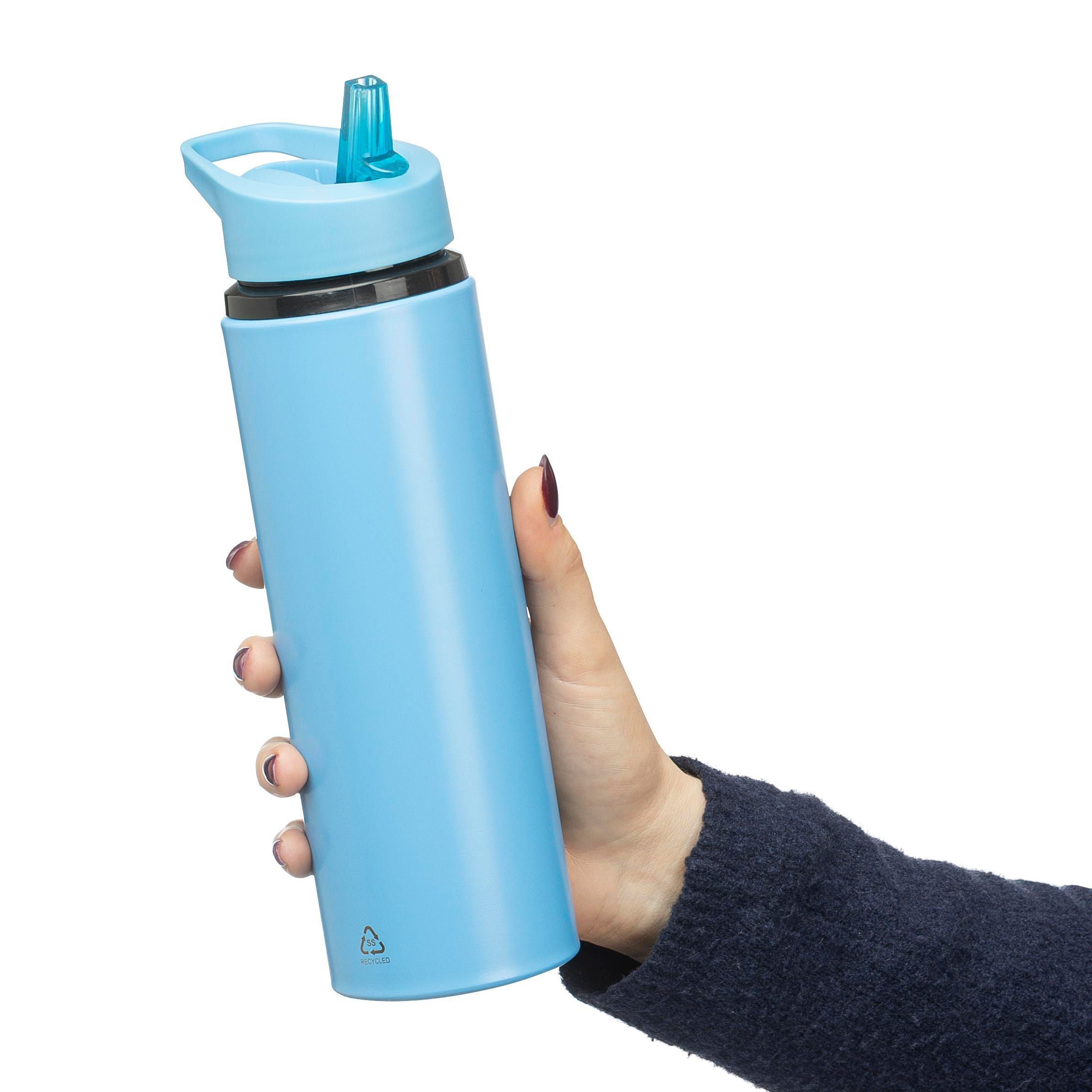 Recycelte Edelstahl-Trinkflasche (500 ml) Zeno
