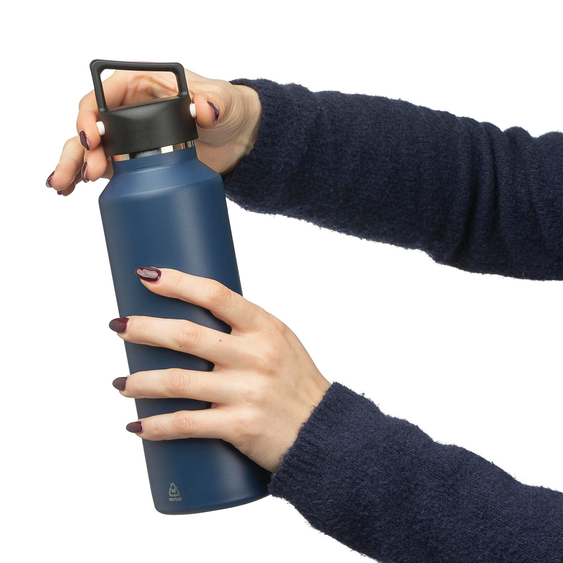 Recycelte doppelwandige Flasche aus Edelstahl 600 ml Mace