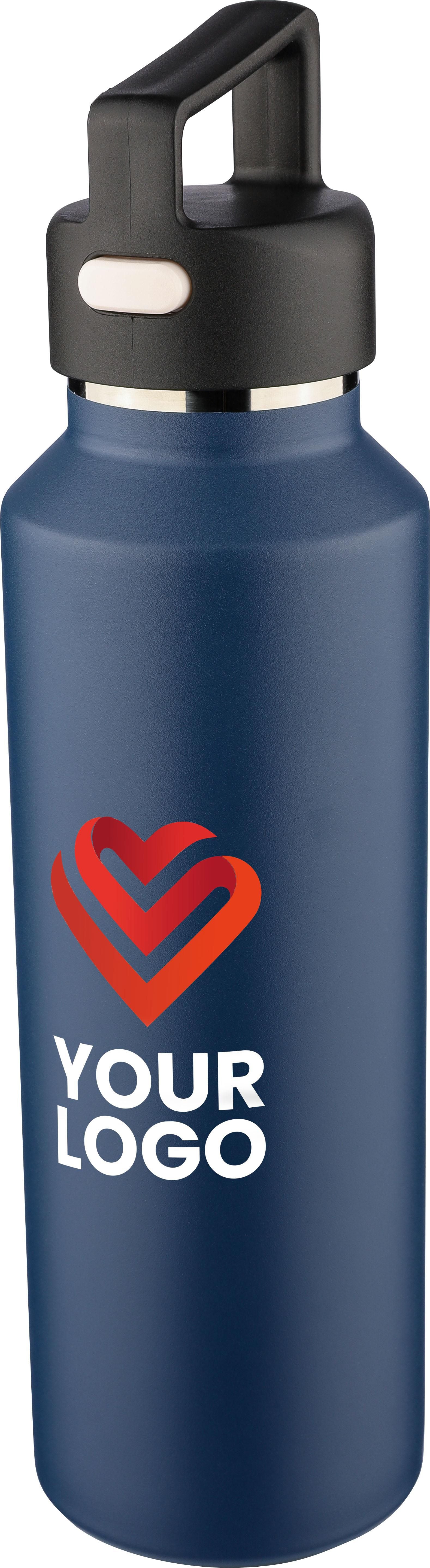 Recycelte doppelwandige Flasche aus Edelstahl 600 ml Mace