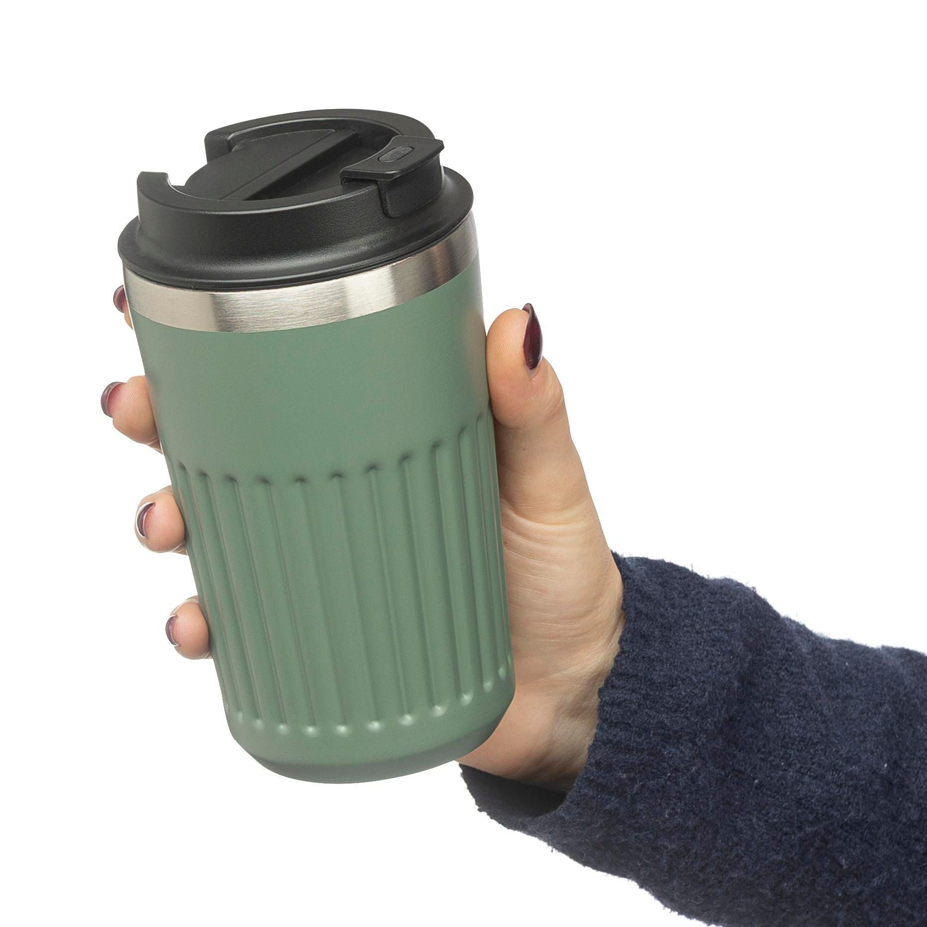 Recycelter Edelstahl-Reisebecher (400 ml) Chiara