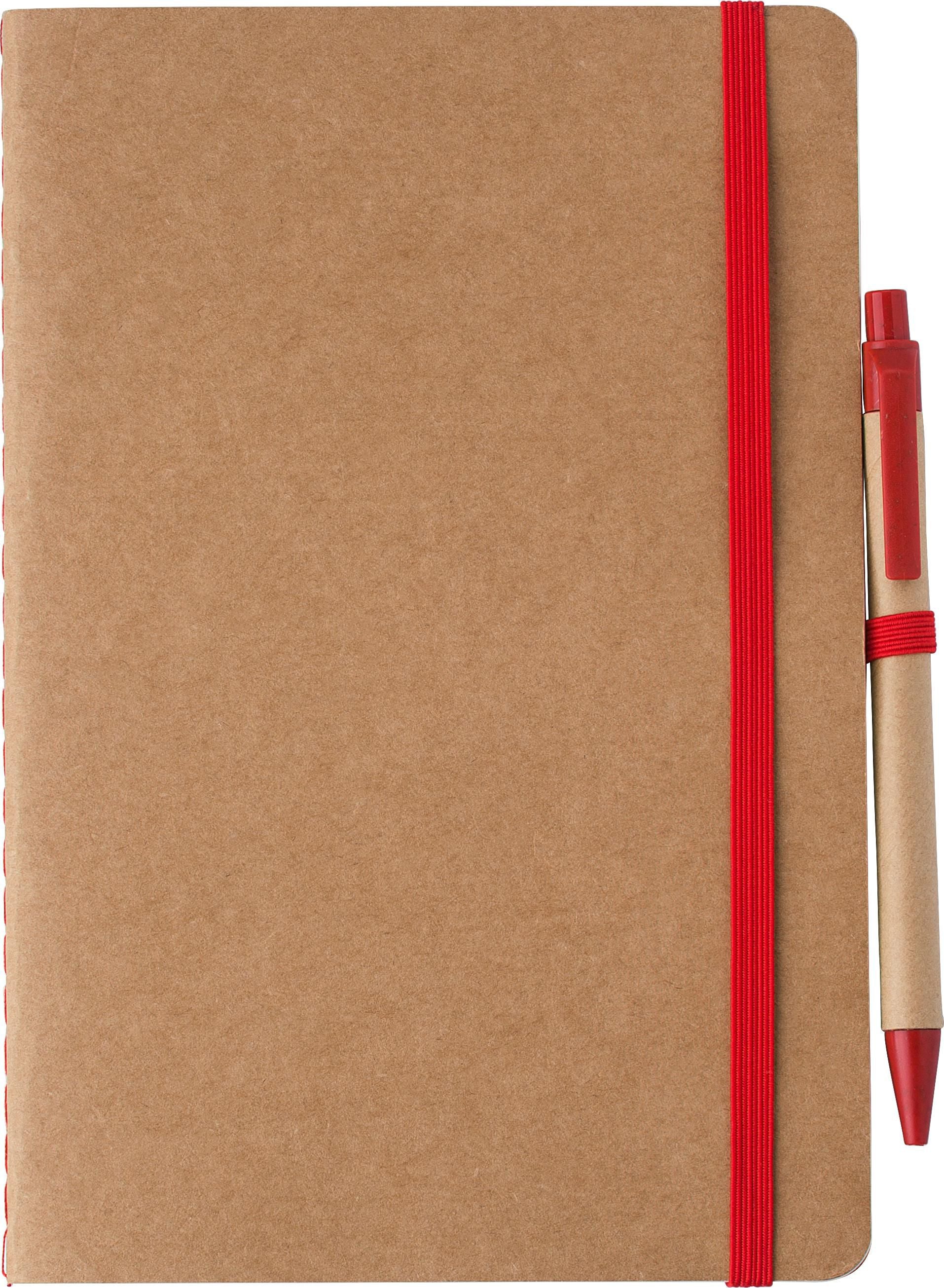 Notizbuch aus recyceltem Karton (A5) Theodore