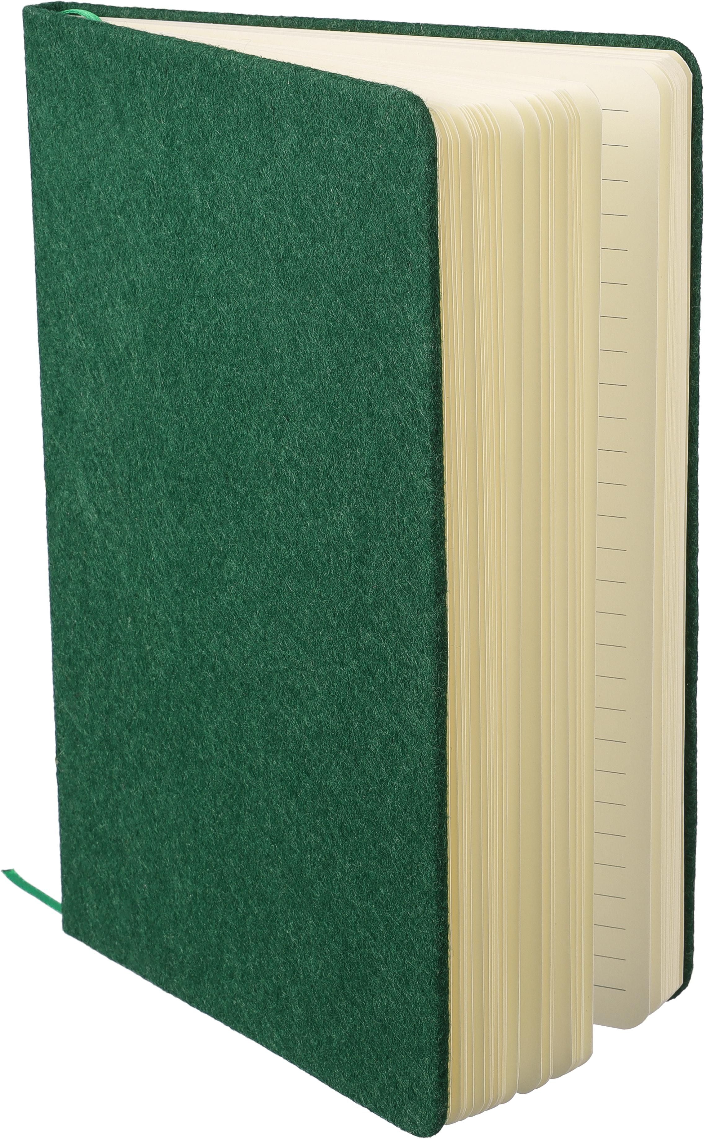 Notizbuch Danio | Recycelter Filz | A5 | Liniert