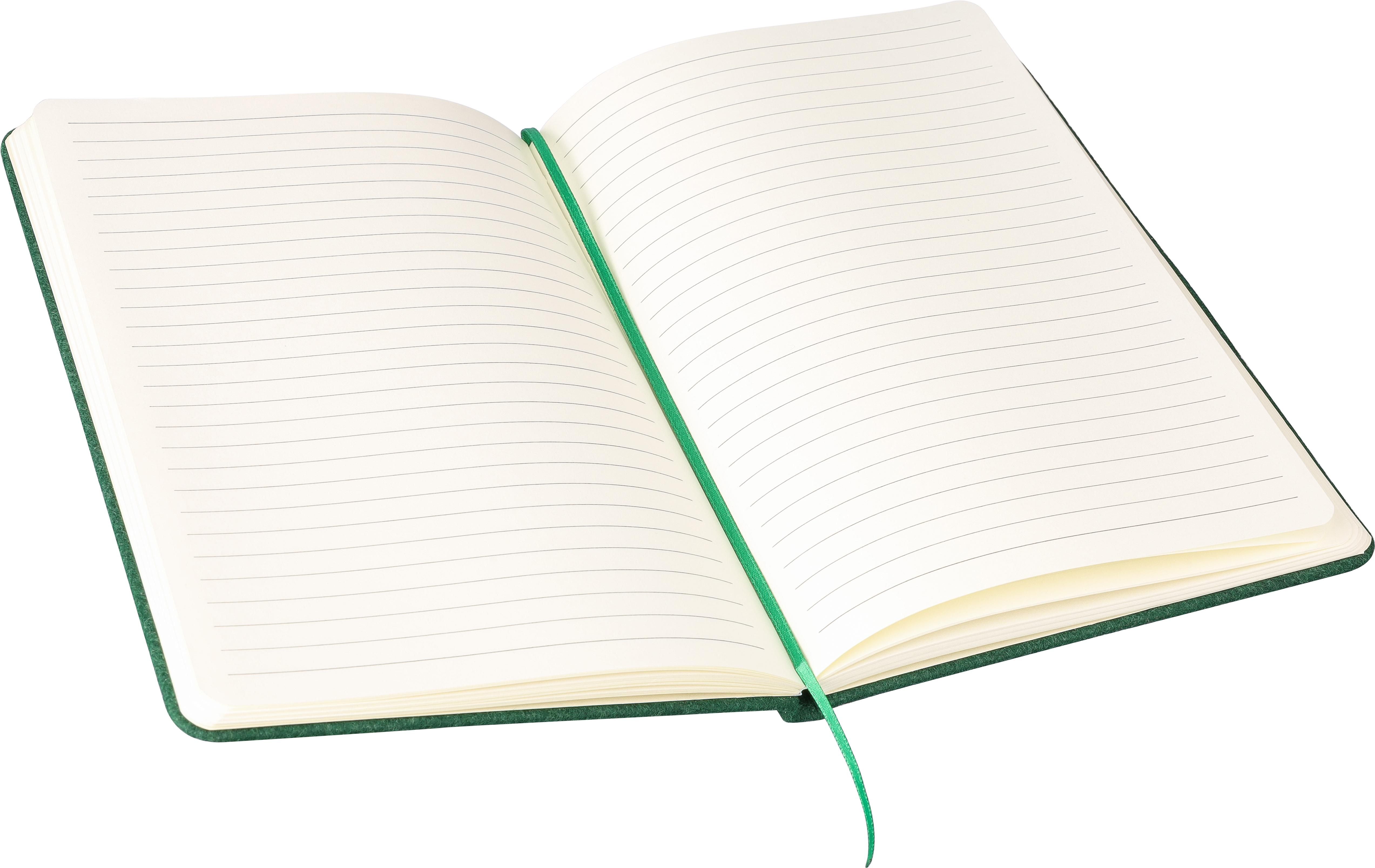 Notizbuch Danio | Recycelter Filz | A5 | Liniert