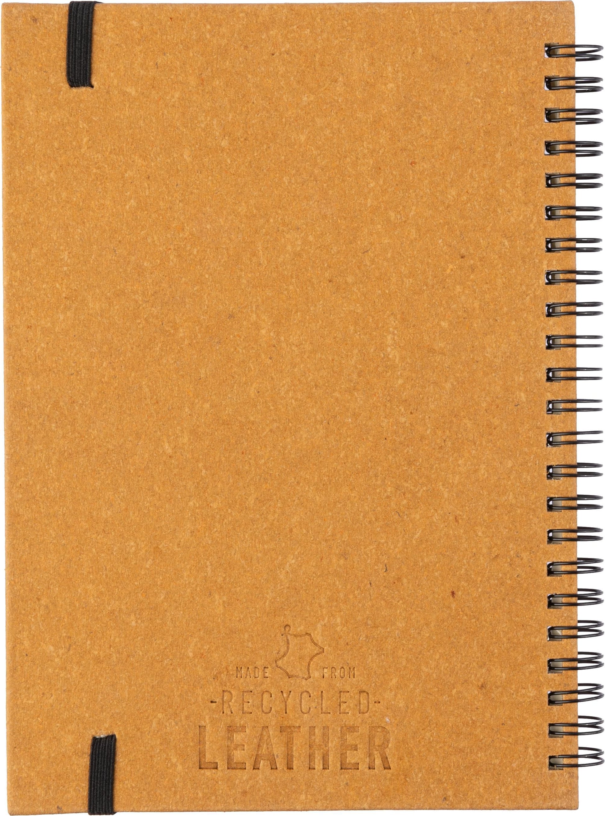 Notizbuch Egon | Recyceltes Leder | A5 | Liniert