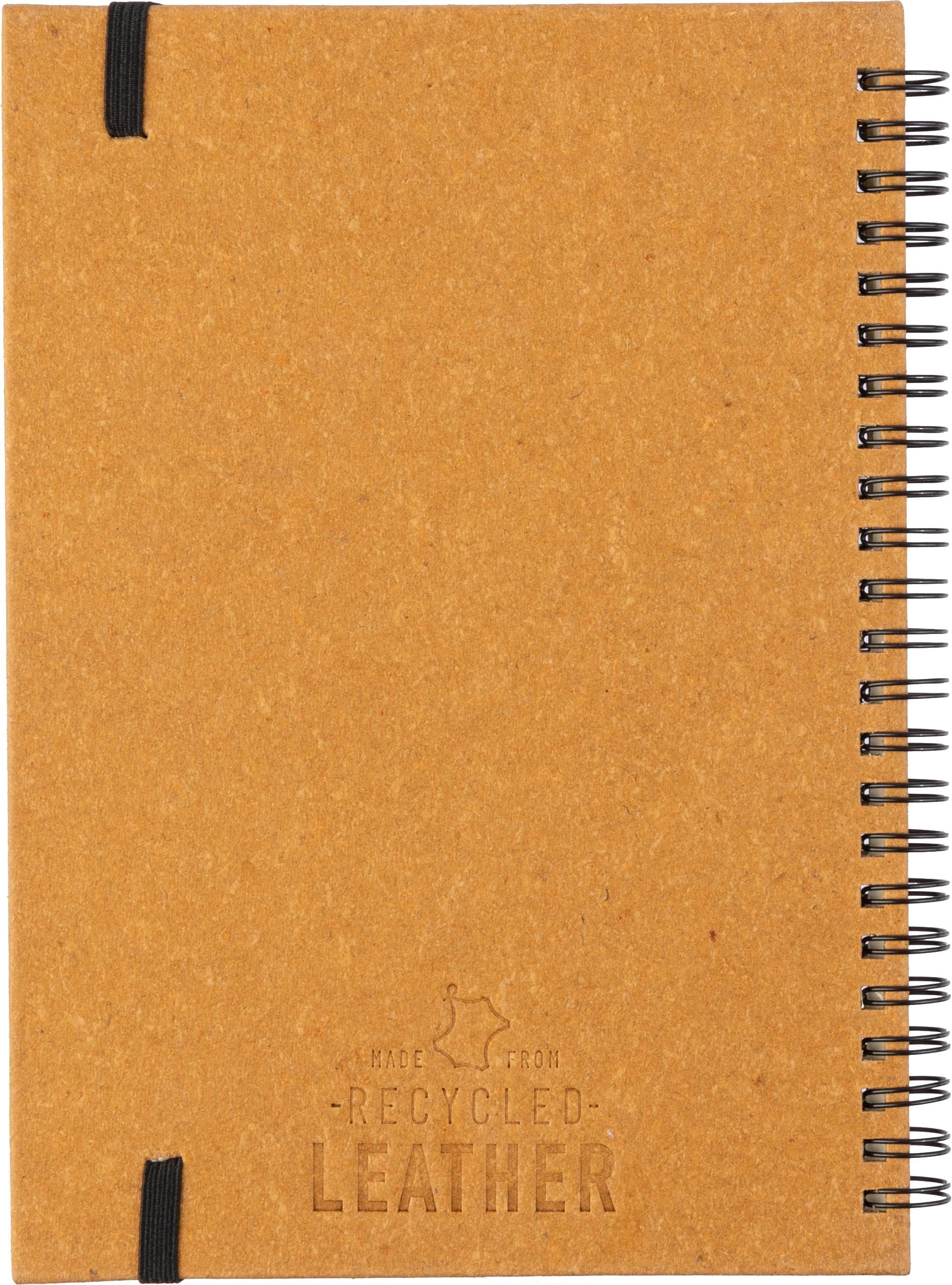 Notizbuch Egon | Recyceltes Leder | A5 | Liniert