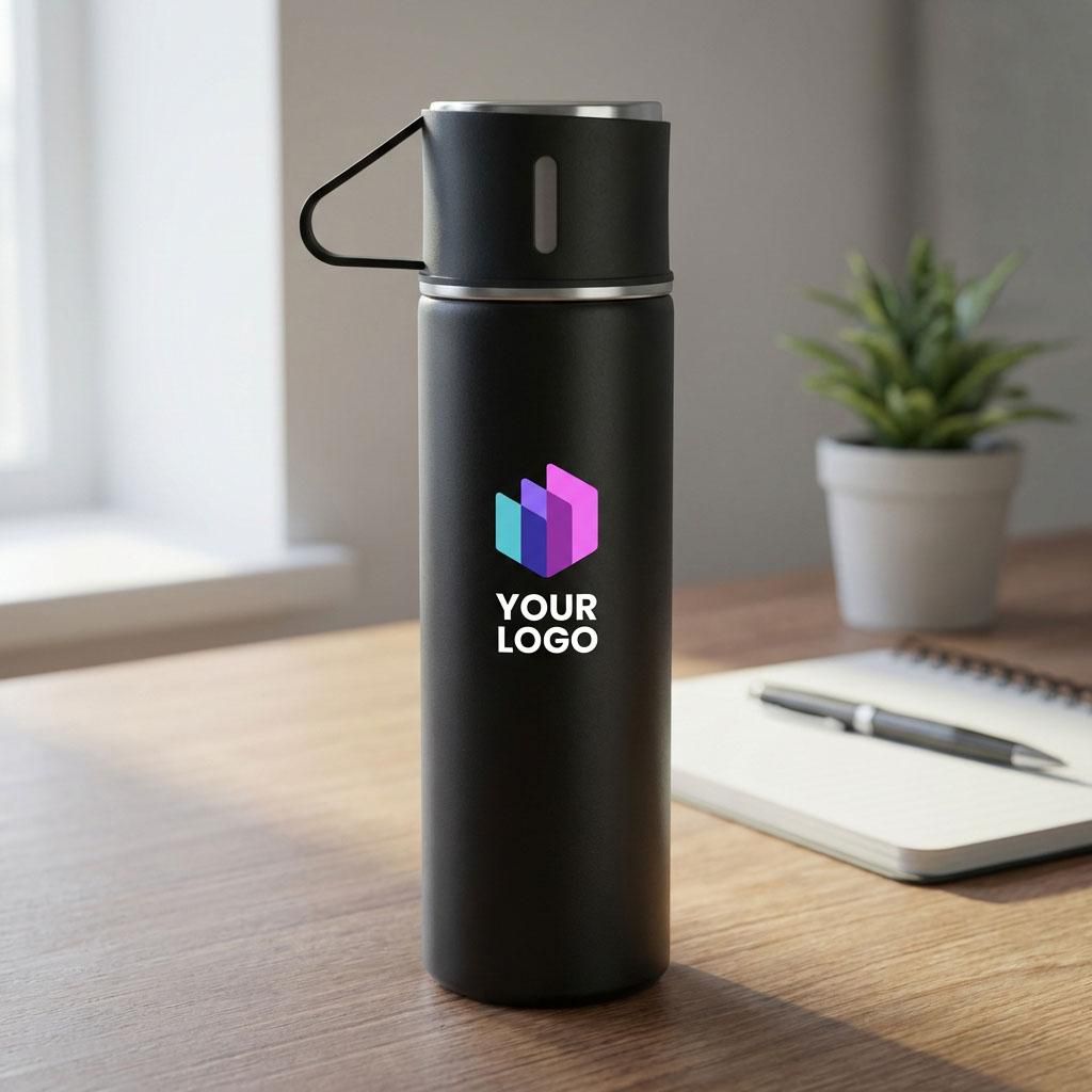 Doppelwandiges Flaschenset aus Edelstahl (420 ml) Herbert