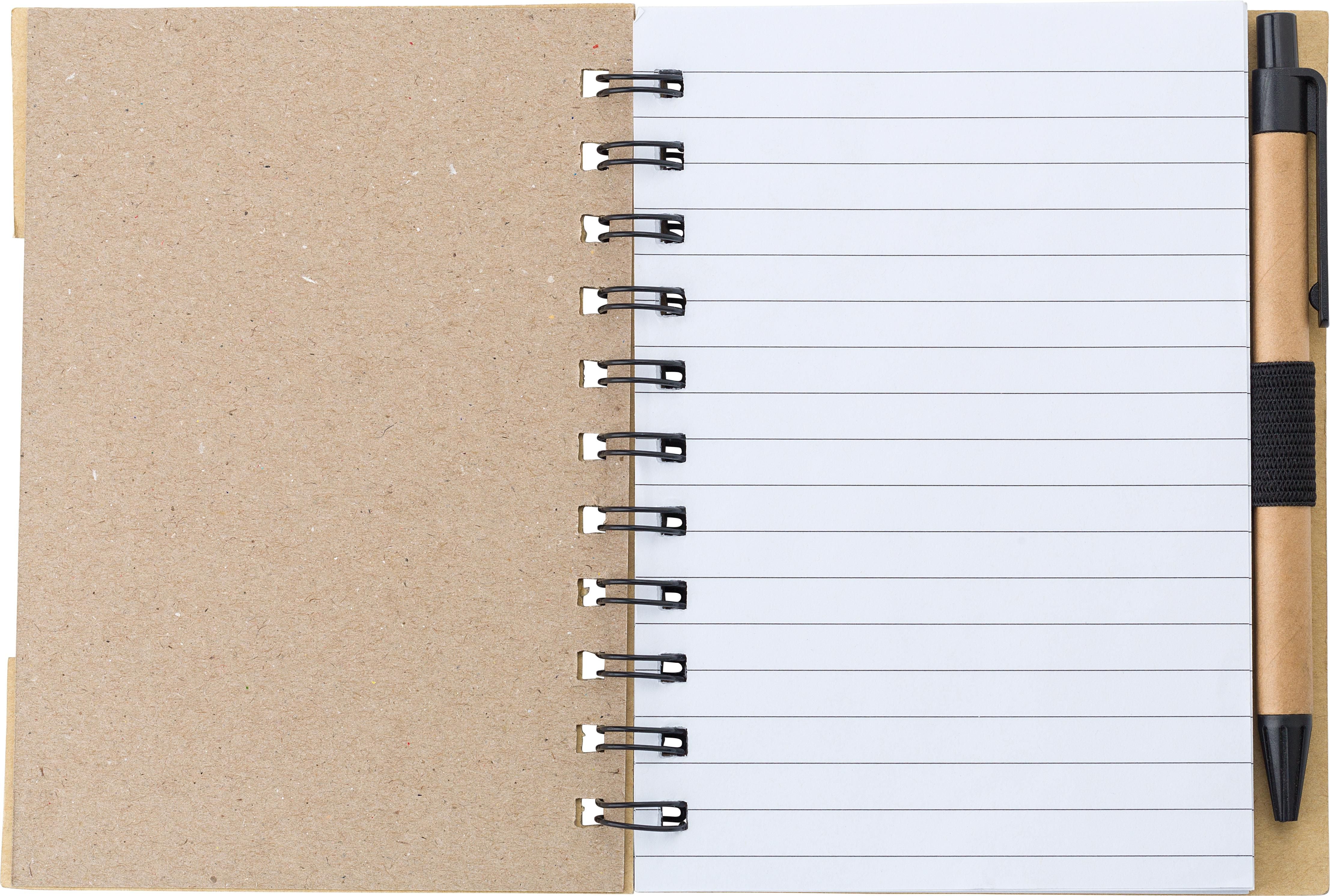 Ringbuch mit Kugelschreiber Niall