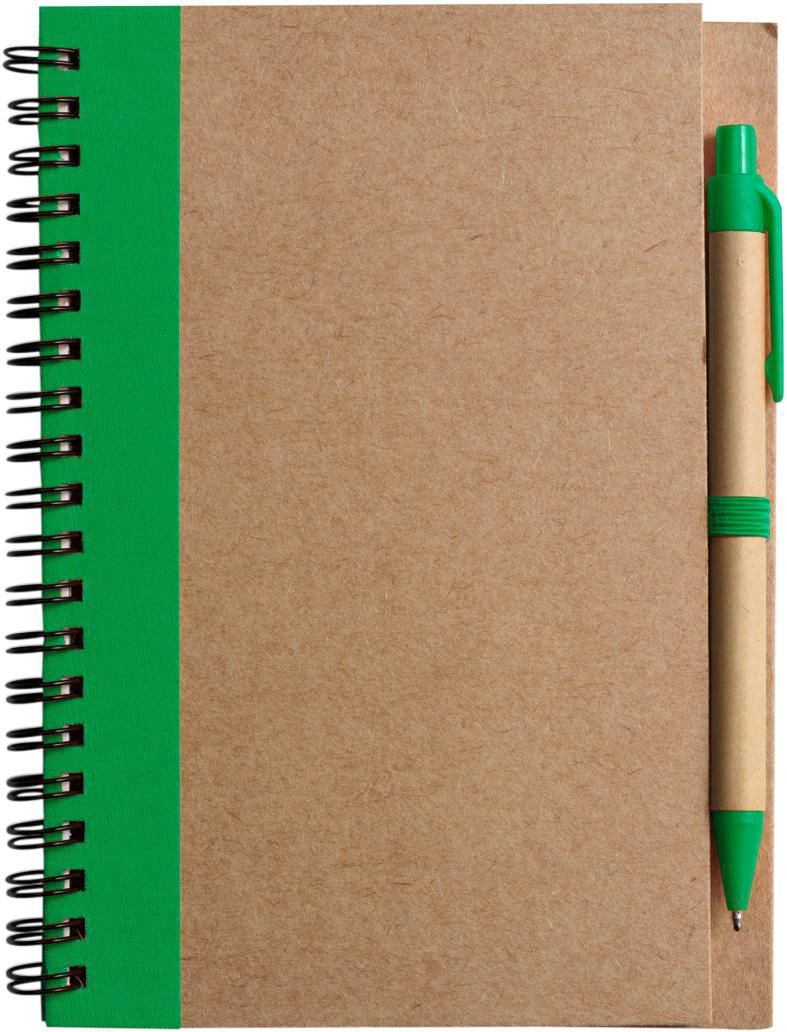 Notizbuch Stella | Recycelter Karton | Liniert | Kugelschreiber