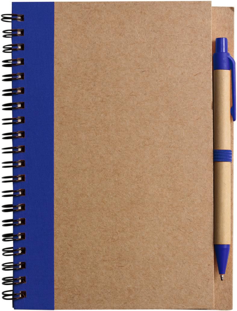Notizbuch Stella | Recycelter Karton | Liniert | Kugelschreiber