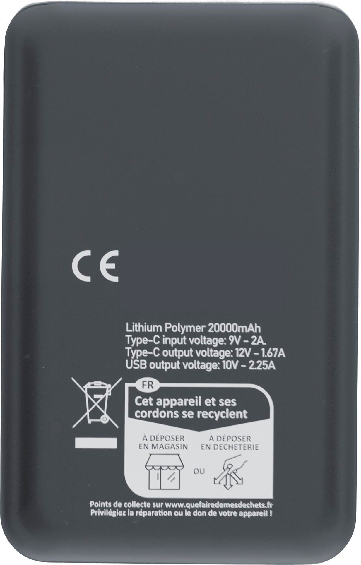 Recycelte ABS-Ladestation Rayen