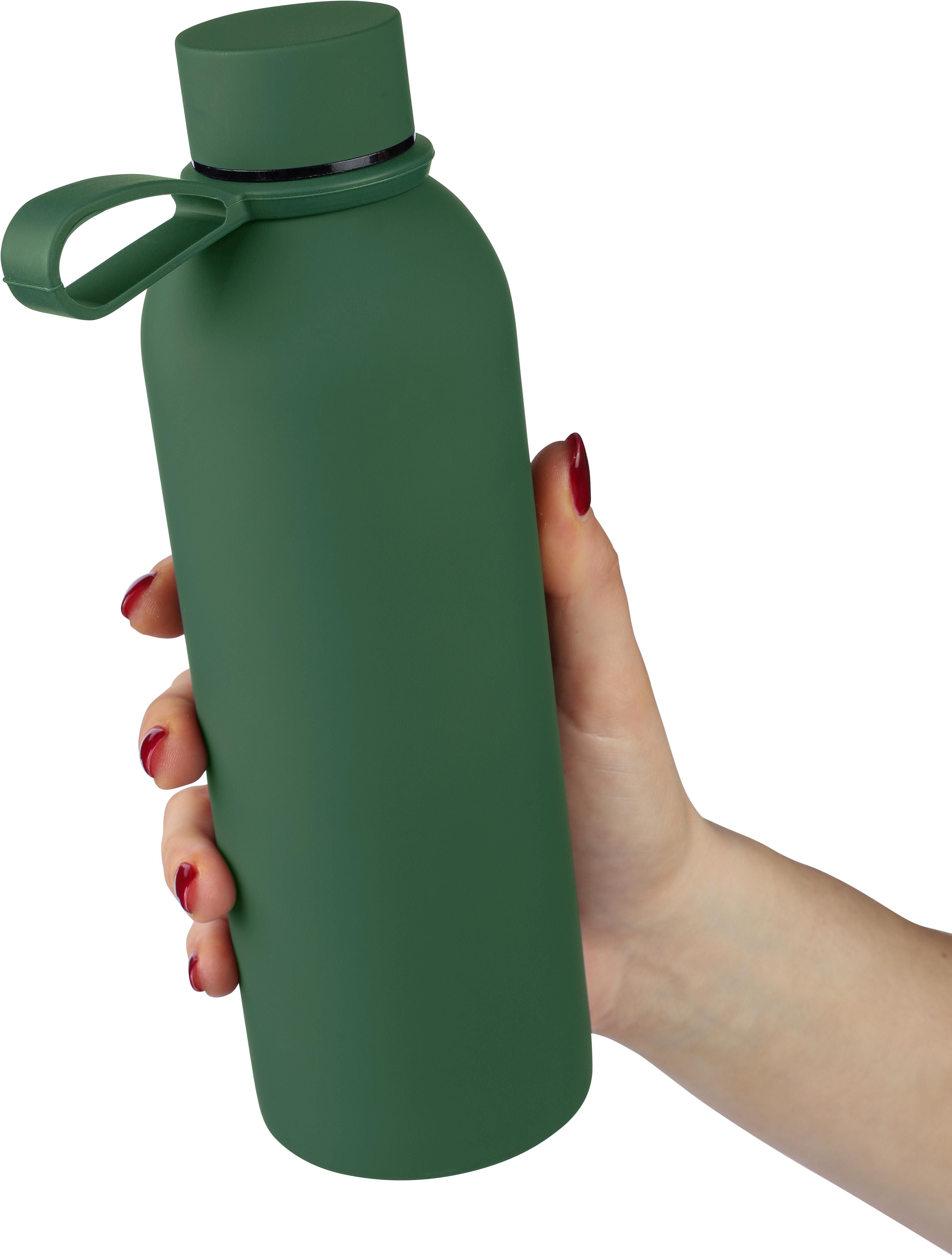 Recycelte doppelwandige Trinkflasche aus Edelstahl 500 ml Sena
