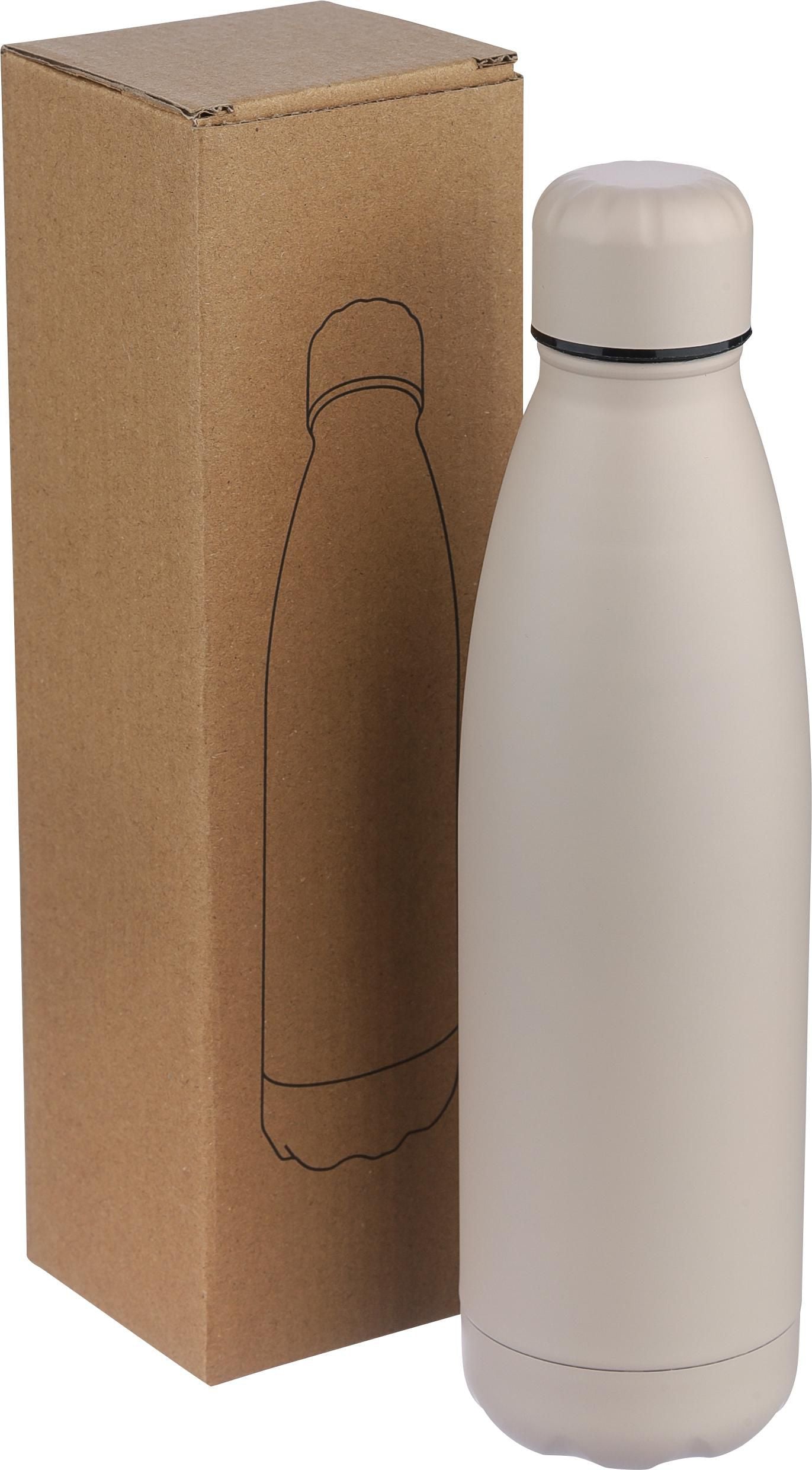 Recycelte doppelwandige Trinkflasche 500 ml Sunny