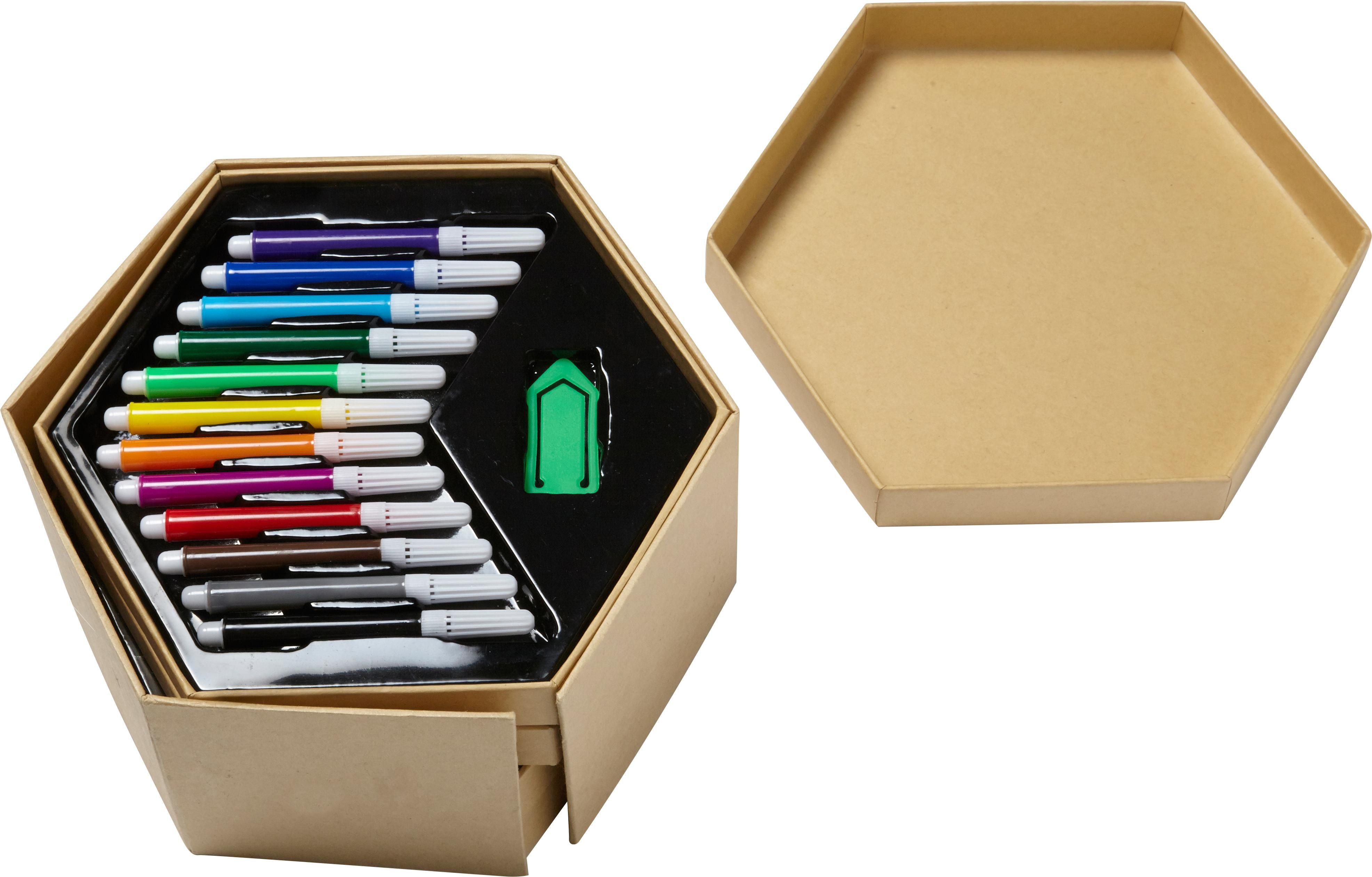 Kinderfarbbox aus Karton Kenji