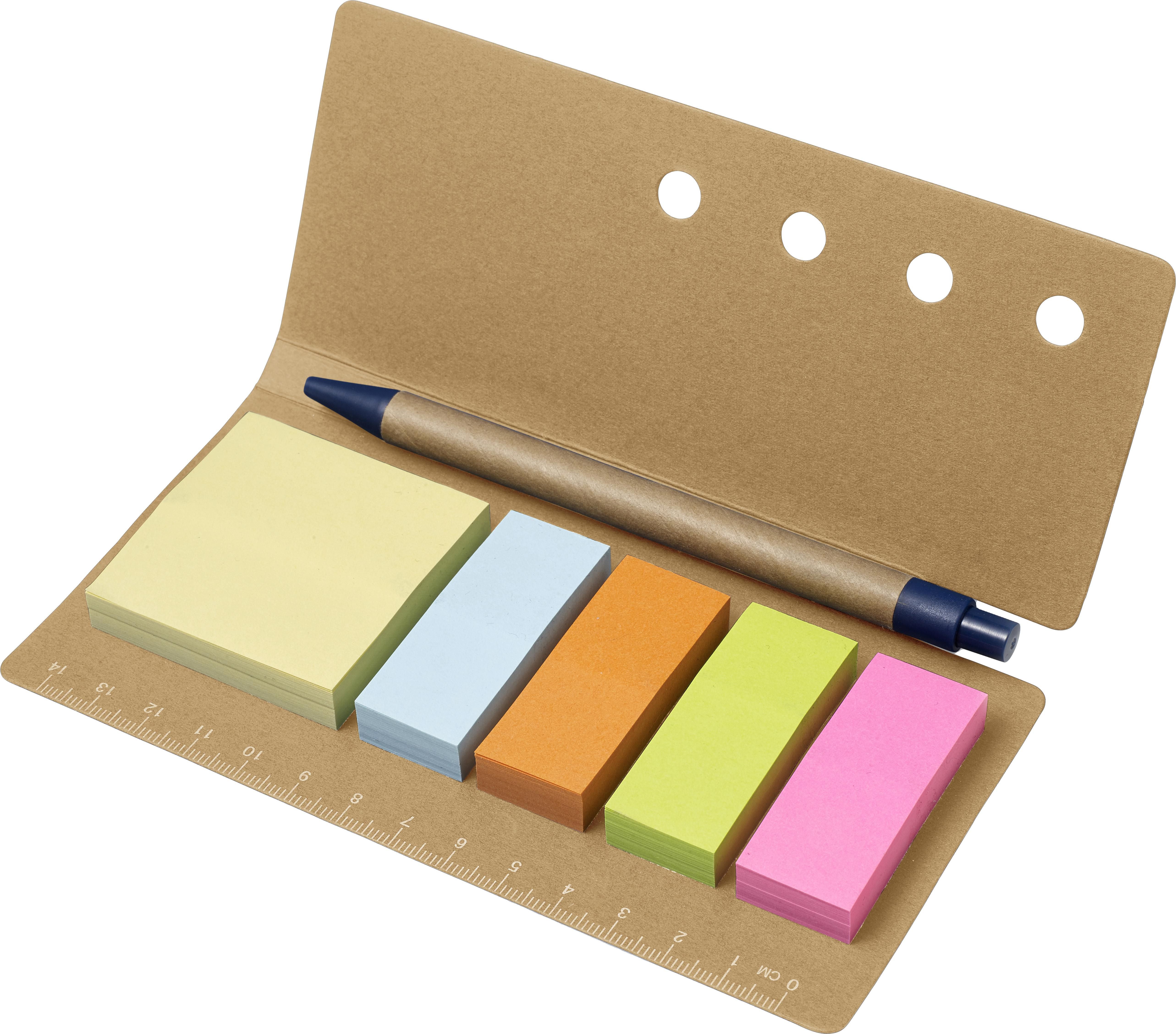 Haftnotiz-Set aus Karton Riva