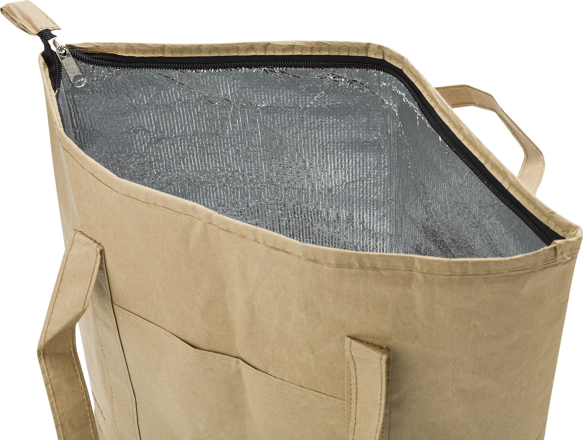 Laminierte Einkaufs- und Kühltasche aus Papier Oakley