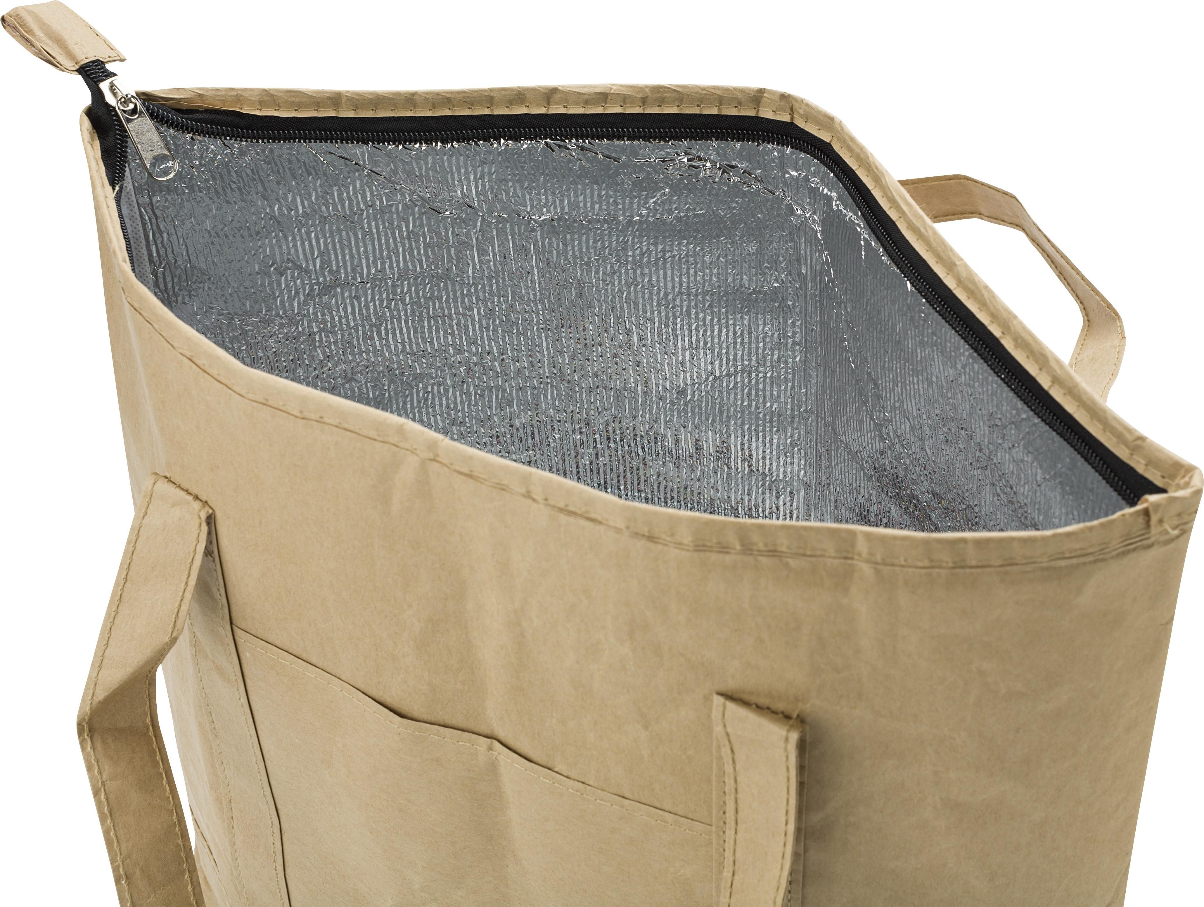 Laminierte Einkaufs- und Kühltasche aus Papier Oakley