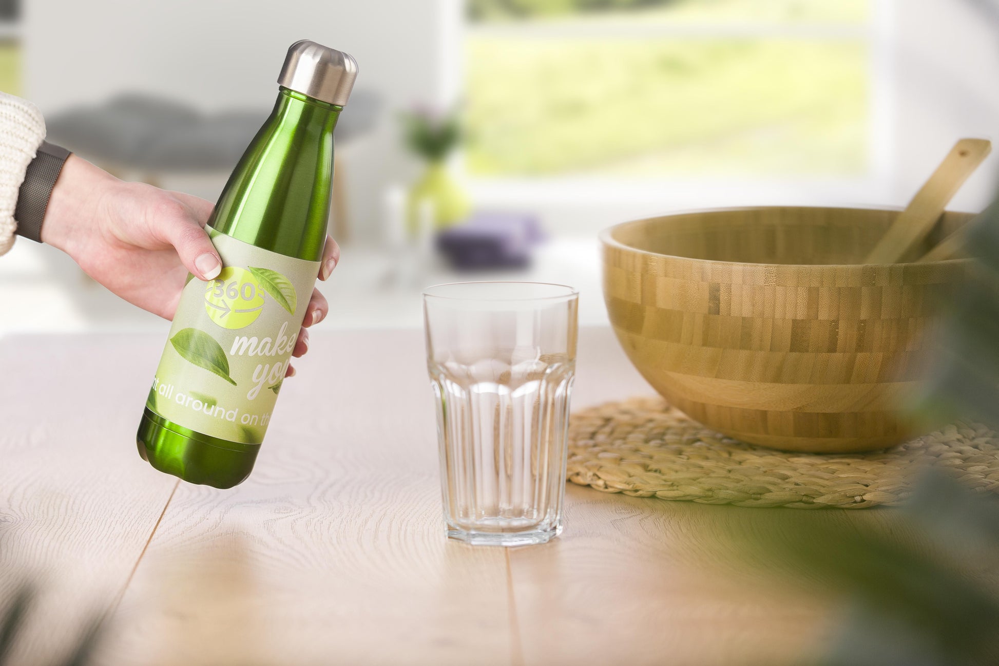 Trinkflasche(650 ml) aus Edelstahl Sumatra