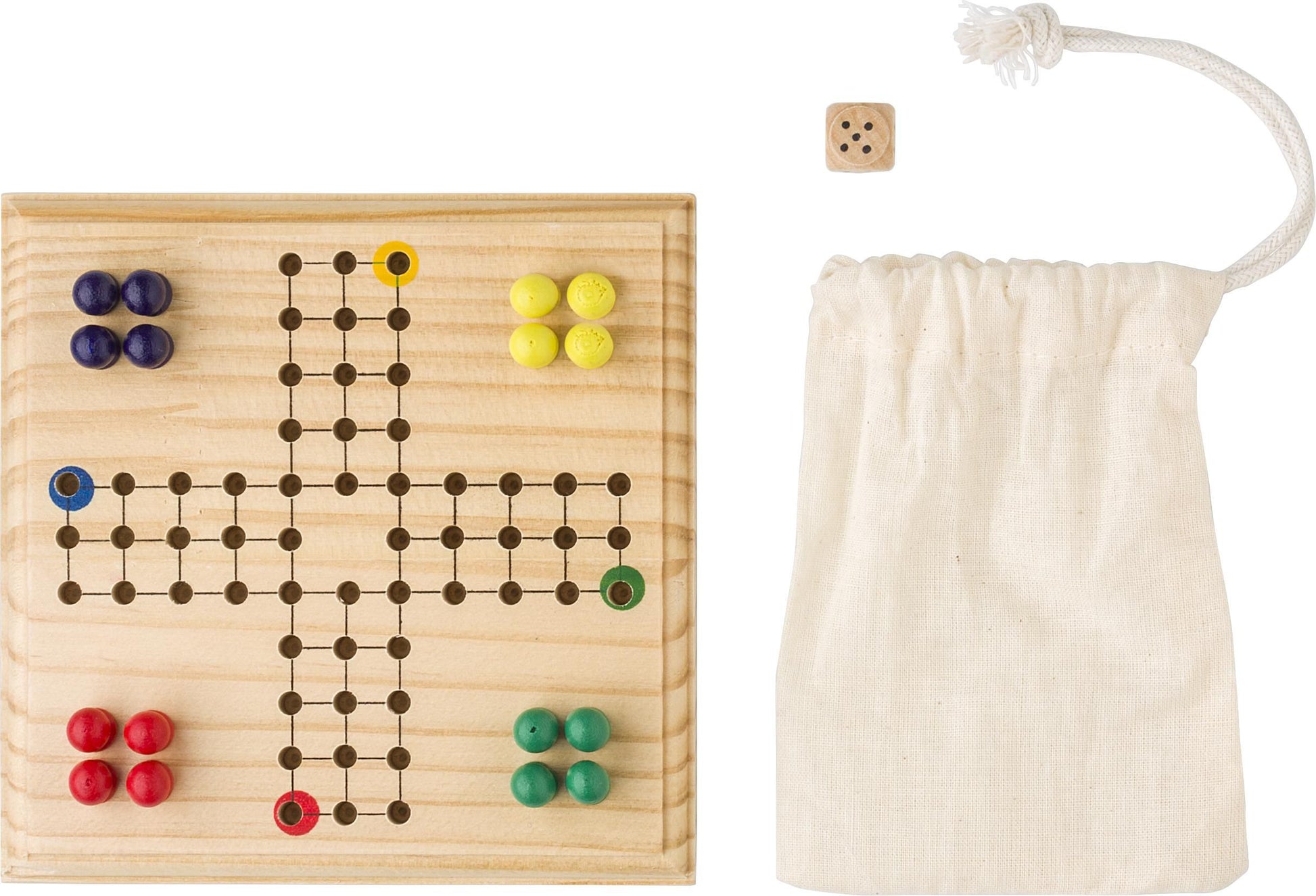 Ludo-Spiel aus Holz Yasir