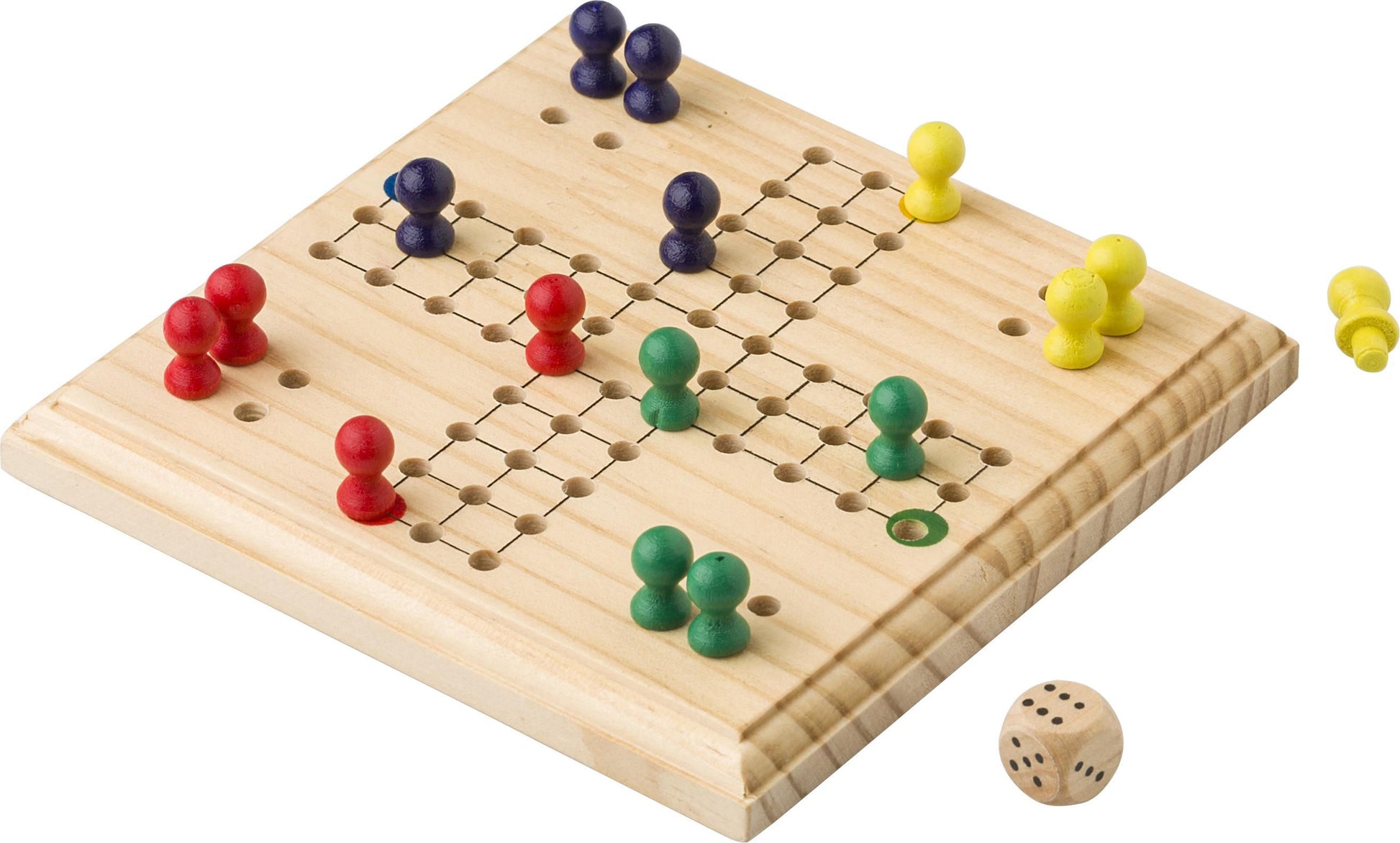 Ludo-Spiel aus Holz Yasir