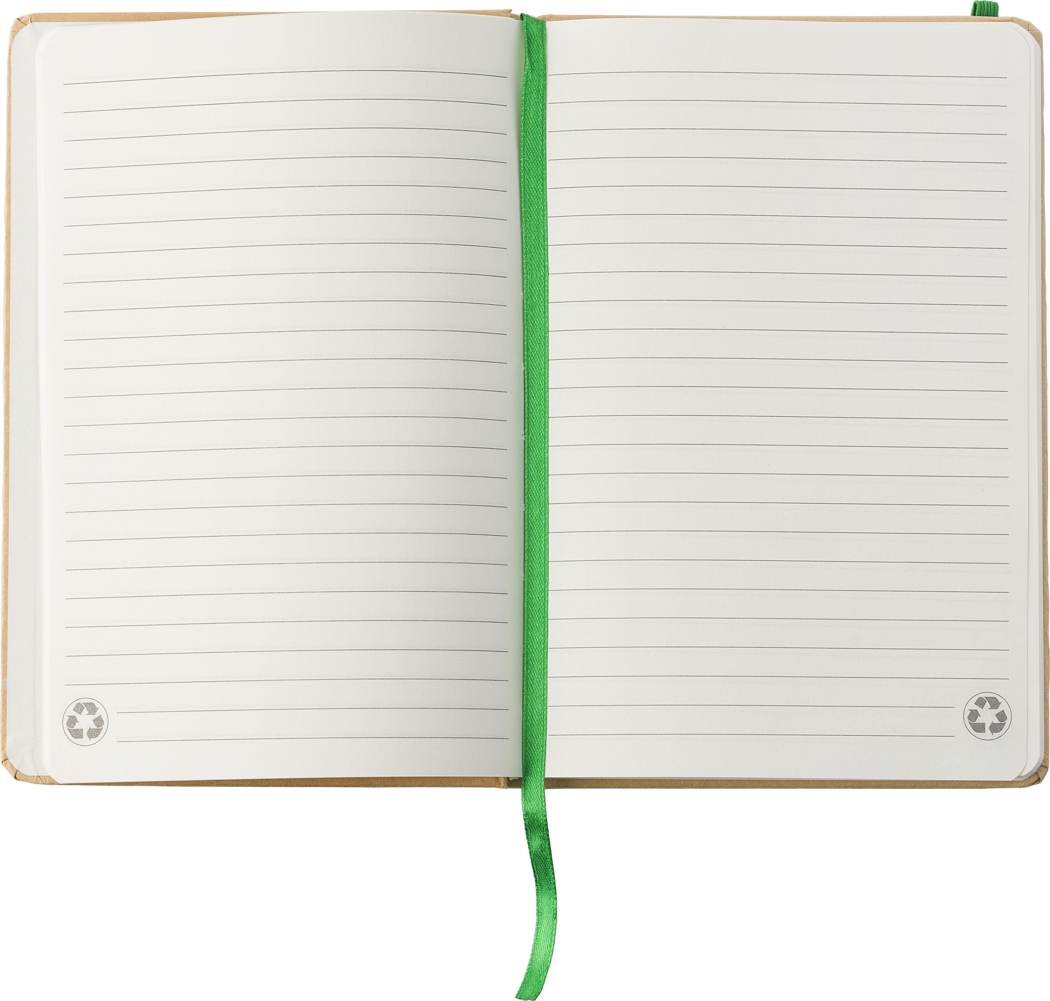 Notizbuch aus recyceltem Papier (A5) Gianni Original