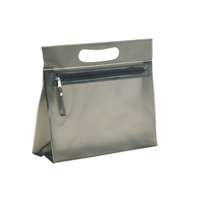 MOONLIGHT Transparente Kosmetiktasche – Schwarz