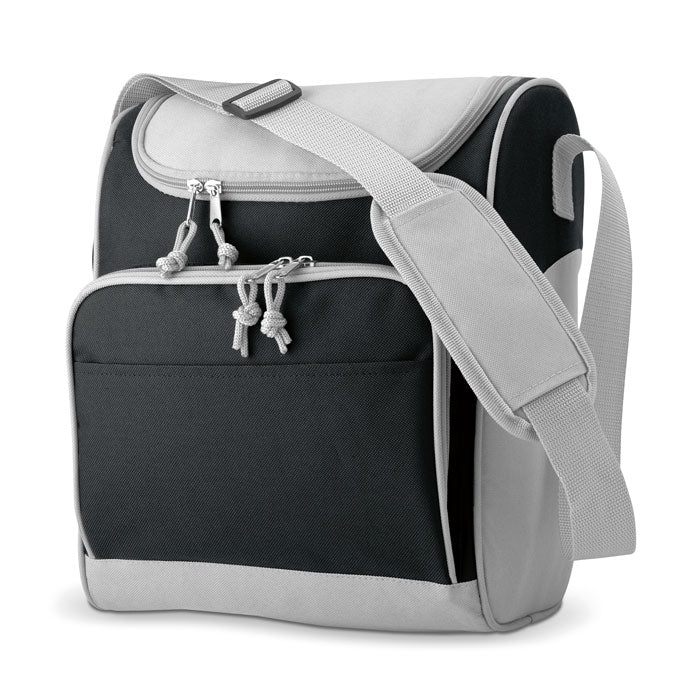 ZIPPER Kühltasche mit Fronttasche – Schwarz