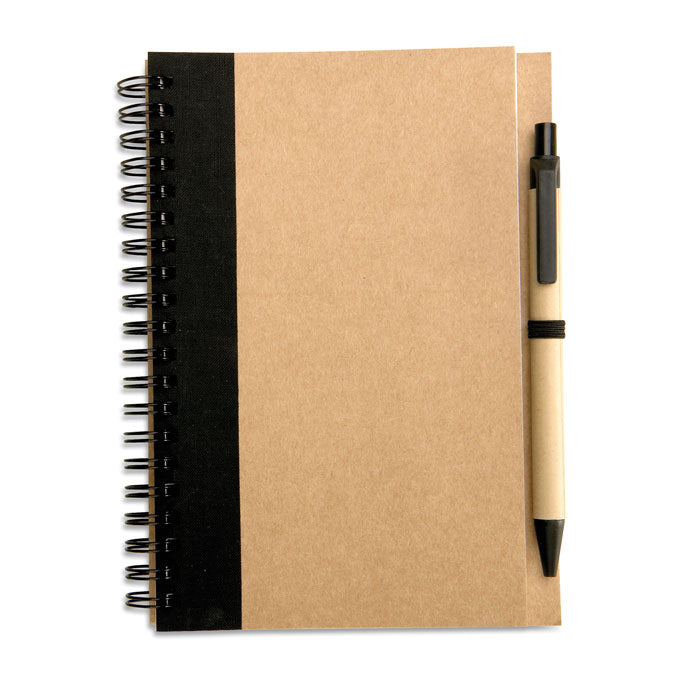SONORA PLUS Recycelter Notizblock – Schwarz