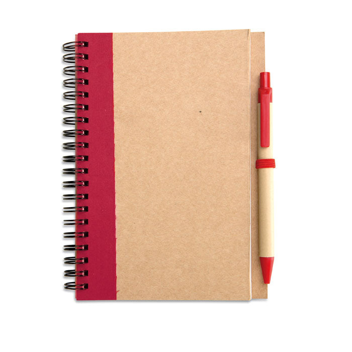 SONORA PLUS Recycelter Notizblock – Rot