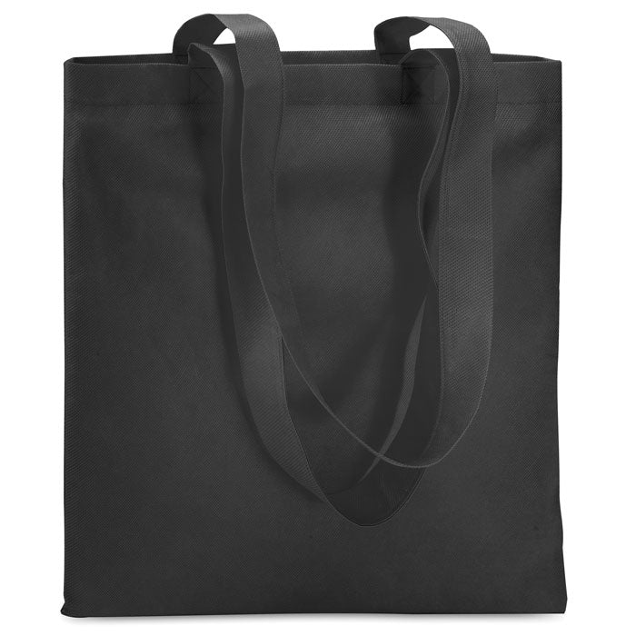 TOTECOLOR Einkaufstasche aus Vliesstoff – Schwarz