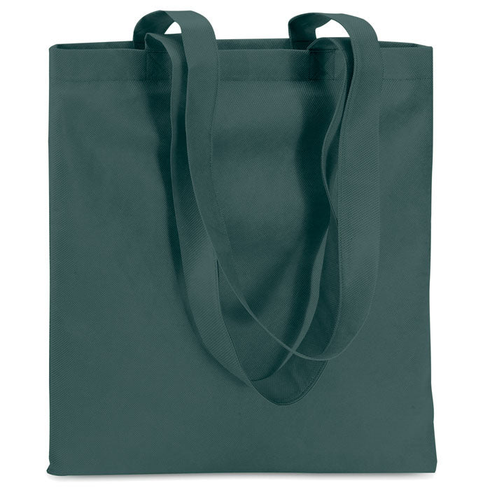 TOTECOLOR Einkaufstasche aus Vliesstoff – Dunkelgrün