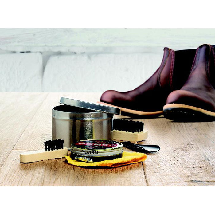 TORTON Schuhputzset in Geschenkdose