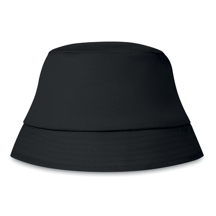 BILGOLA Bucket hat baumwolle 160 g/m² – Schwarz