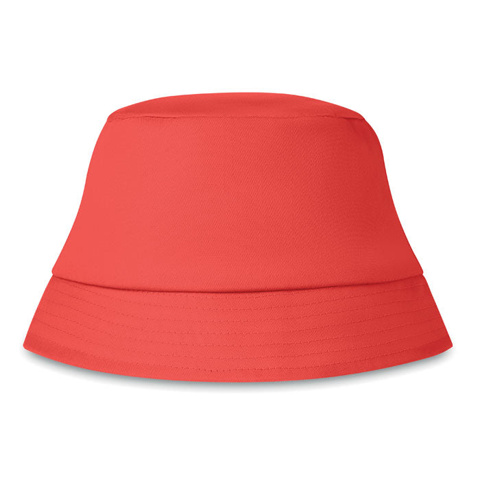 BILGOLA Bucket hat baumwolle 160 g/m² – Rot