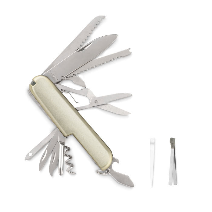 MCGREGOR Taschenmesser, 13 Funktionen – Silber
