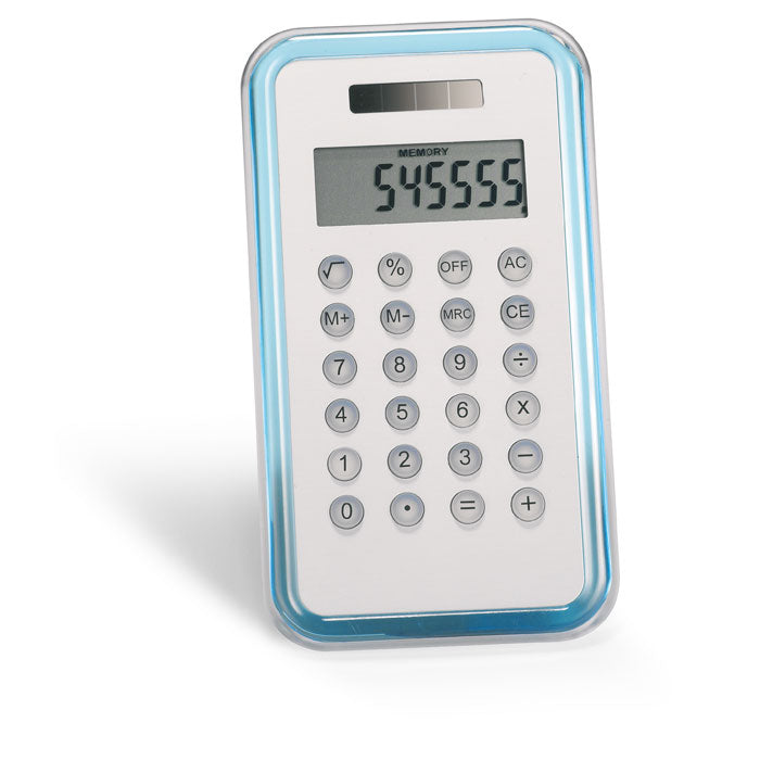 CULCA 8-stelliger Rechner – Transparent Blau
