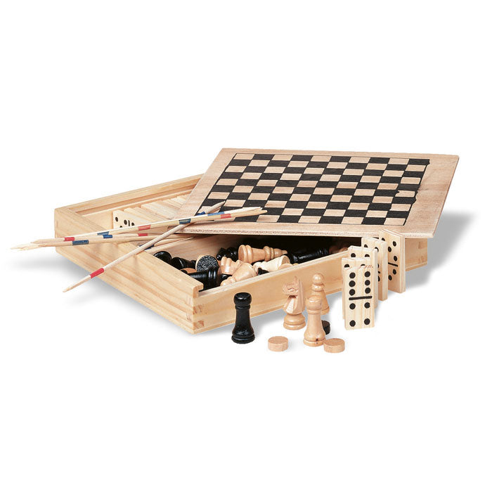 TRIKES Spielesammlung in Holzbox – Holz