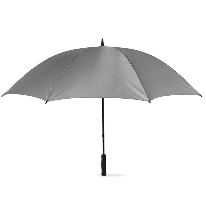 GRUSO Regenschirm mit Softgriff – Grau